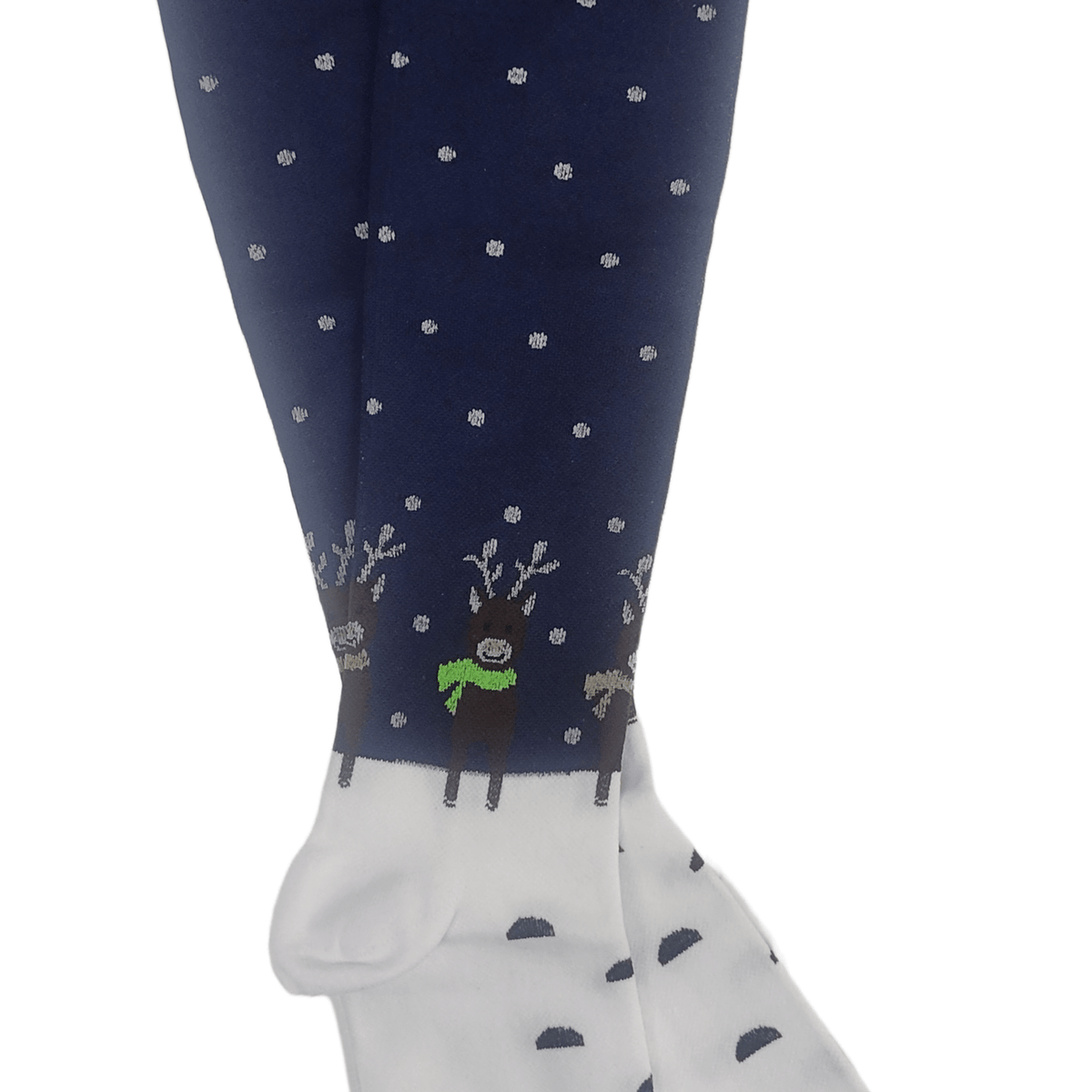 Three Reindeer Knee High (Compression Socks) S/M, Three-ReindeerComp