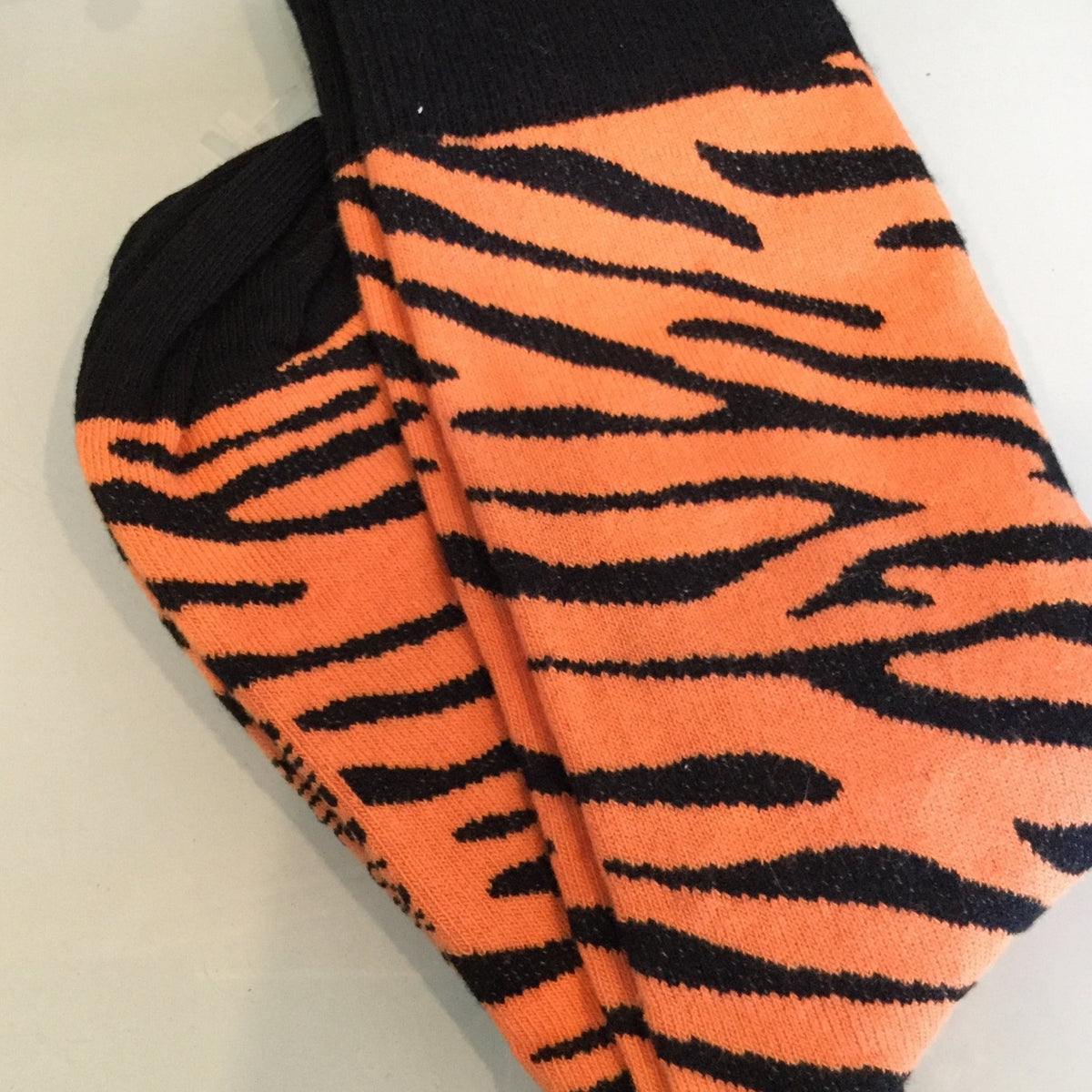 Tiger Striped Socks from the Sock Panda (Adult Medium - Women's Shoe Sizes 5-10), Tiger Stripe
