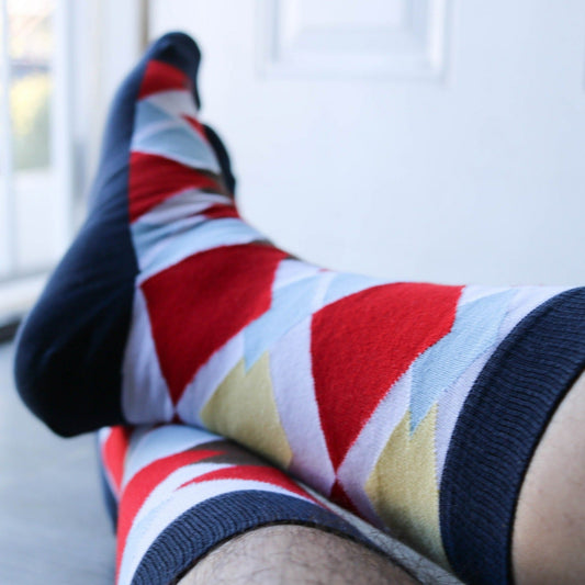 Unique Diamond Argyle Pattern Socks from the Sock Panda