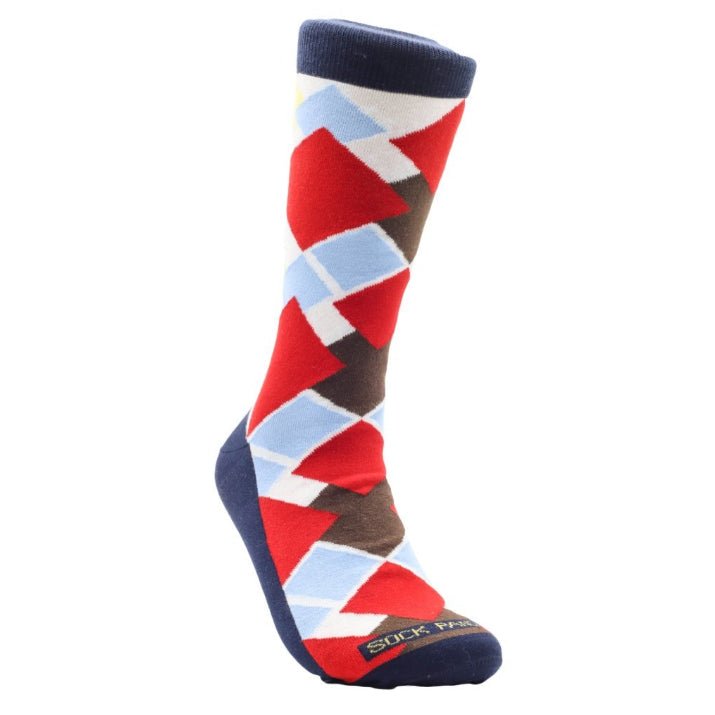 Unique Diamond Argyle Pattern Socks from the Sock Panda, Diamond Argyle