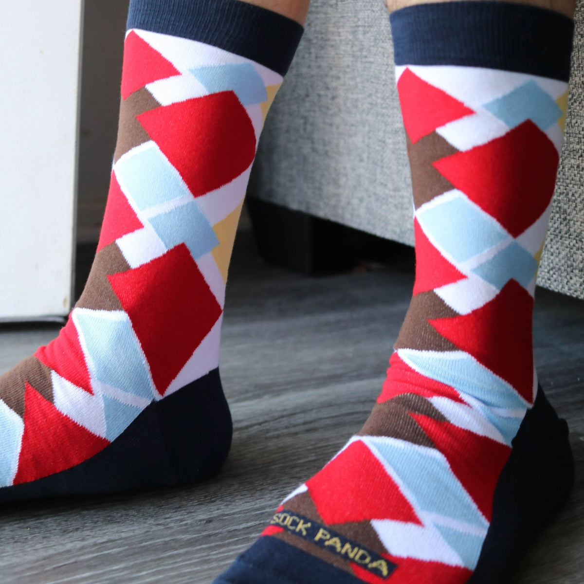 Unique Diamond Argyle Pattern Socks from the Sock Panda, Diamond Argyle