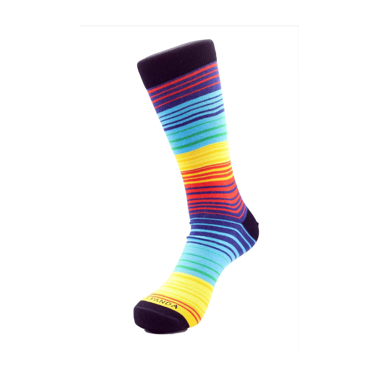 Vibrant Rainbow Stripes Socks from the Sock Panda, Rainbow Stripe