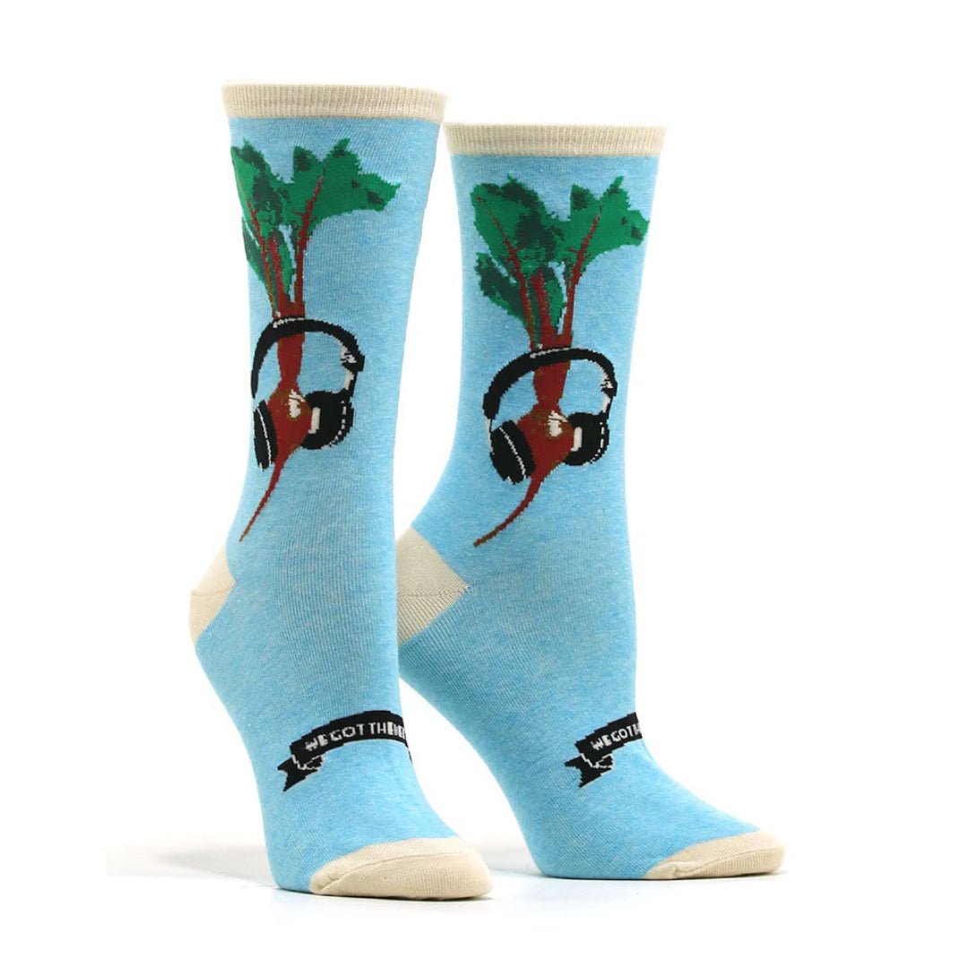 We Got the Beet Socks (Adult Medium - Women's Shoe Sizes 5-10), WNC2033-BHT