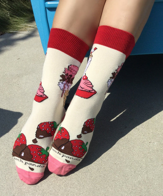 What is for Dessert Socks from the Sock Panda (Adult Medium)