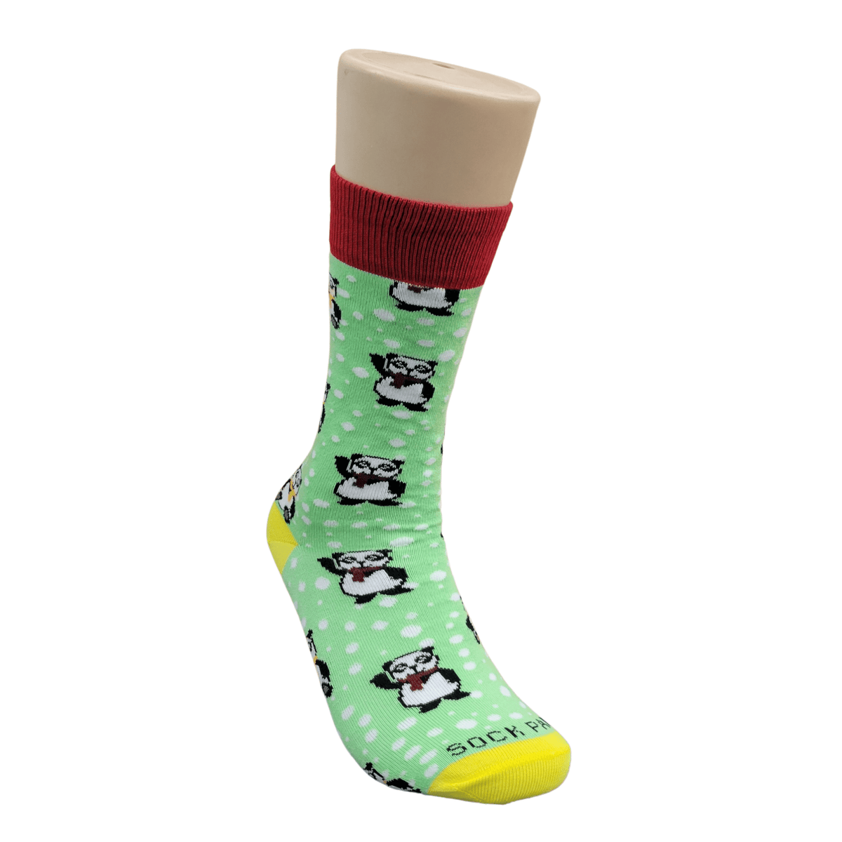 Winter Panda Pattern Socks from the Sock Panda (Adult Small - Shoe Sizes 2-5), Winter Panda Patt Tw