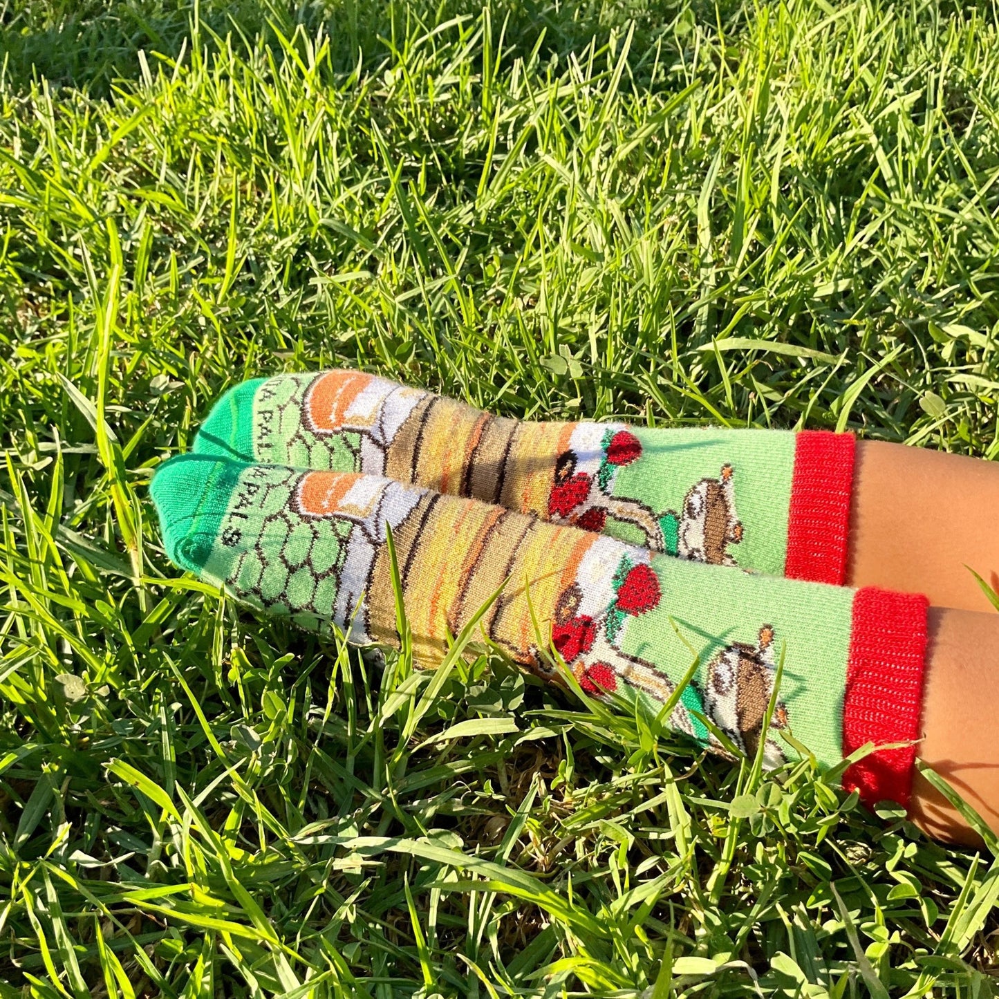 Yummy Pancake Breakfast Bee Honey Sock (Ages 3 - 7) from the Sock Panda