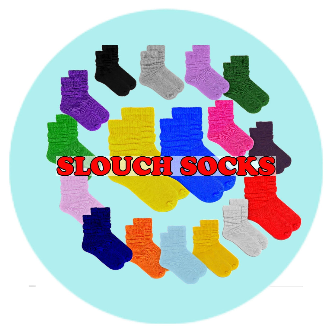 Slouch Socks from the Sock Panda