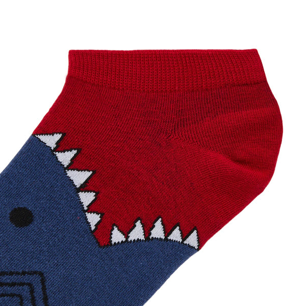 Shark Bite Ankle Socks (Adult Large)
