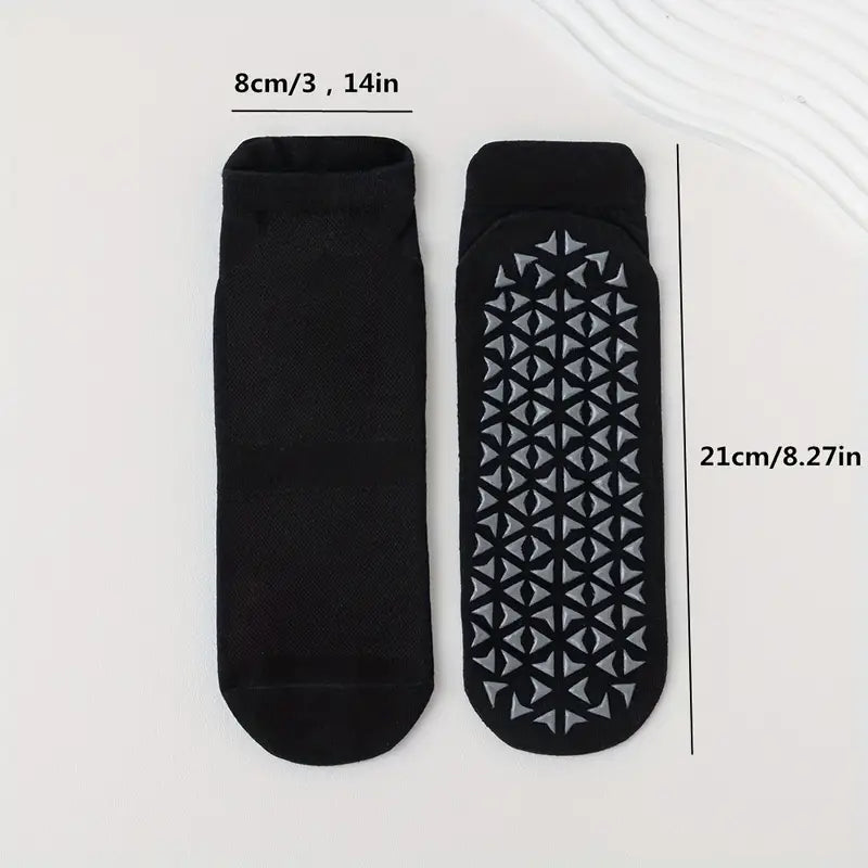 Non-Slip Fitness Ankle Socks from the Sock Panda (Adult Medium - Women's Shoe Sizes 5-10)