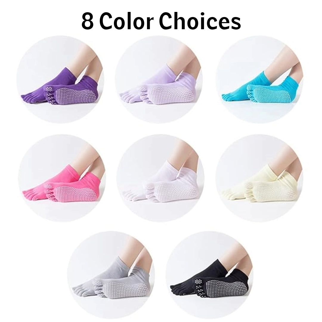 Solid Color Toe Socks (Adult Medium - Women's Shoe Sizes 5-10)
