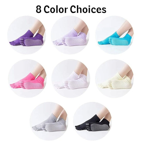 Solid Color Toe Socks (Adult Medium - Women's Shoe Sizes 5-10)