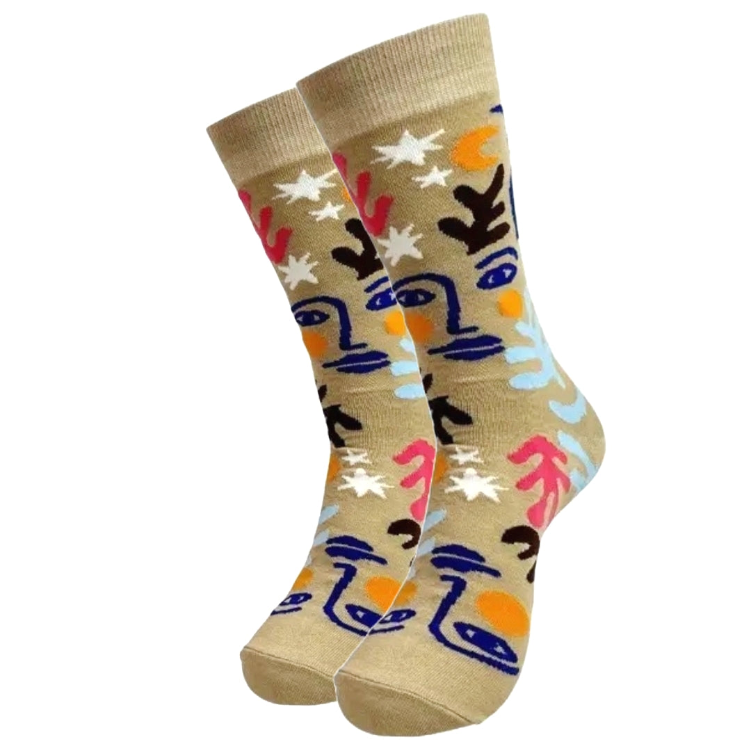Abstract Art Socks from the Sock Panda (Adult Medium - Women's Shoe Sizes 5-10)