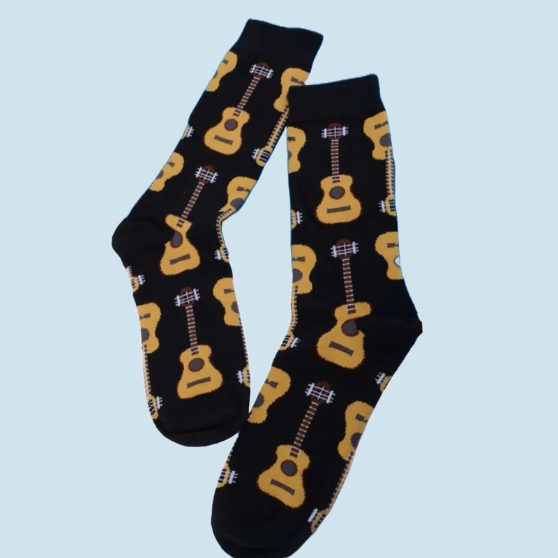 Acoustic Guitar Socks from the Sock Panda (Adult Medium)