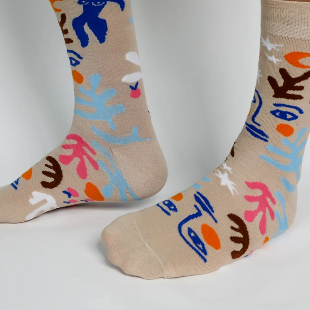 Abstract Art Socks from the Sock Panda (Adult Medium - Women's Shoe Sizes 5-10)