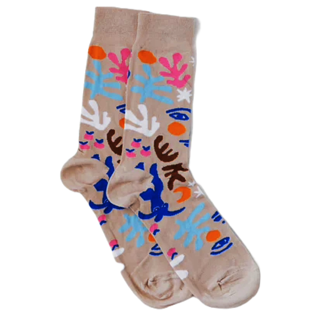 Abstract Art Socks from the Sock Panda (Adult Medium - Women's Shoe Sizes 5-10)