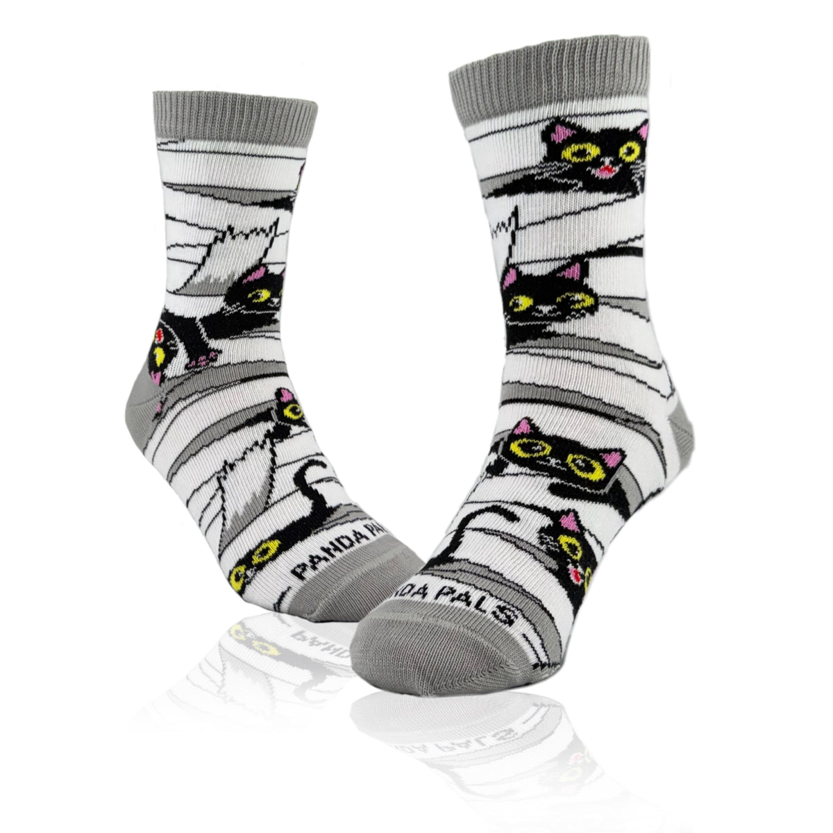 Mummy Black Cat Socks from the Sock Panda (Ages 3-7)