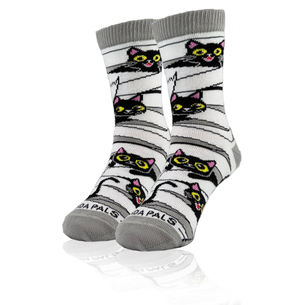 Mummy Black Cat Socks from the Sock Panda (Ages 3-7)