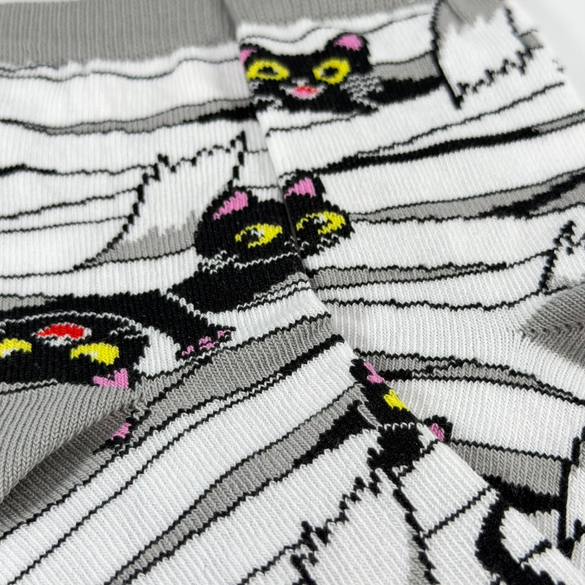 Mummy Black Cat Socks from the Sock Panda (Ages 3-7)
