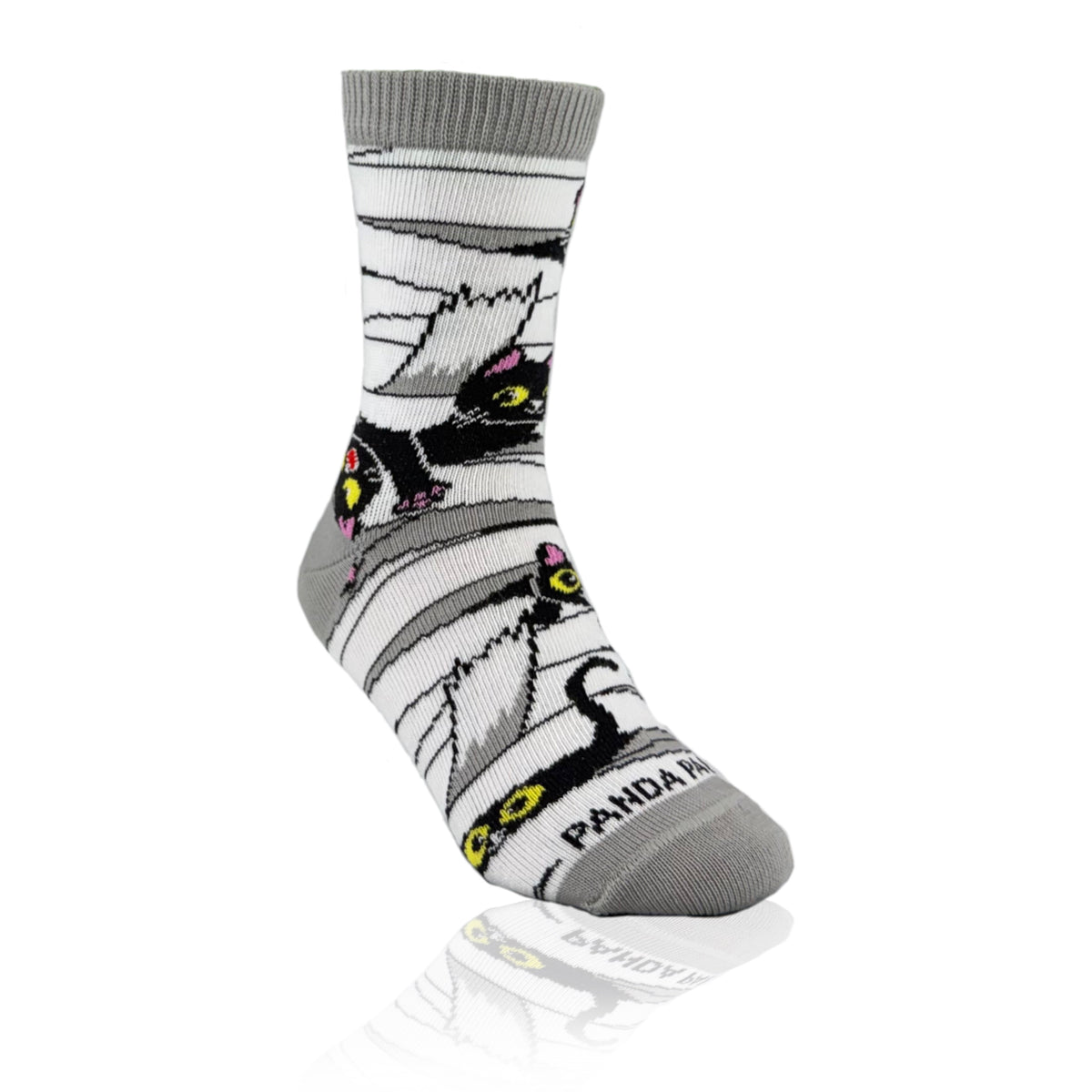 Mummy Black Cat Socks from the Sock Panda (Ages 3-7)
