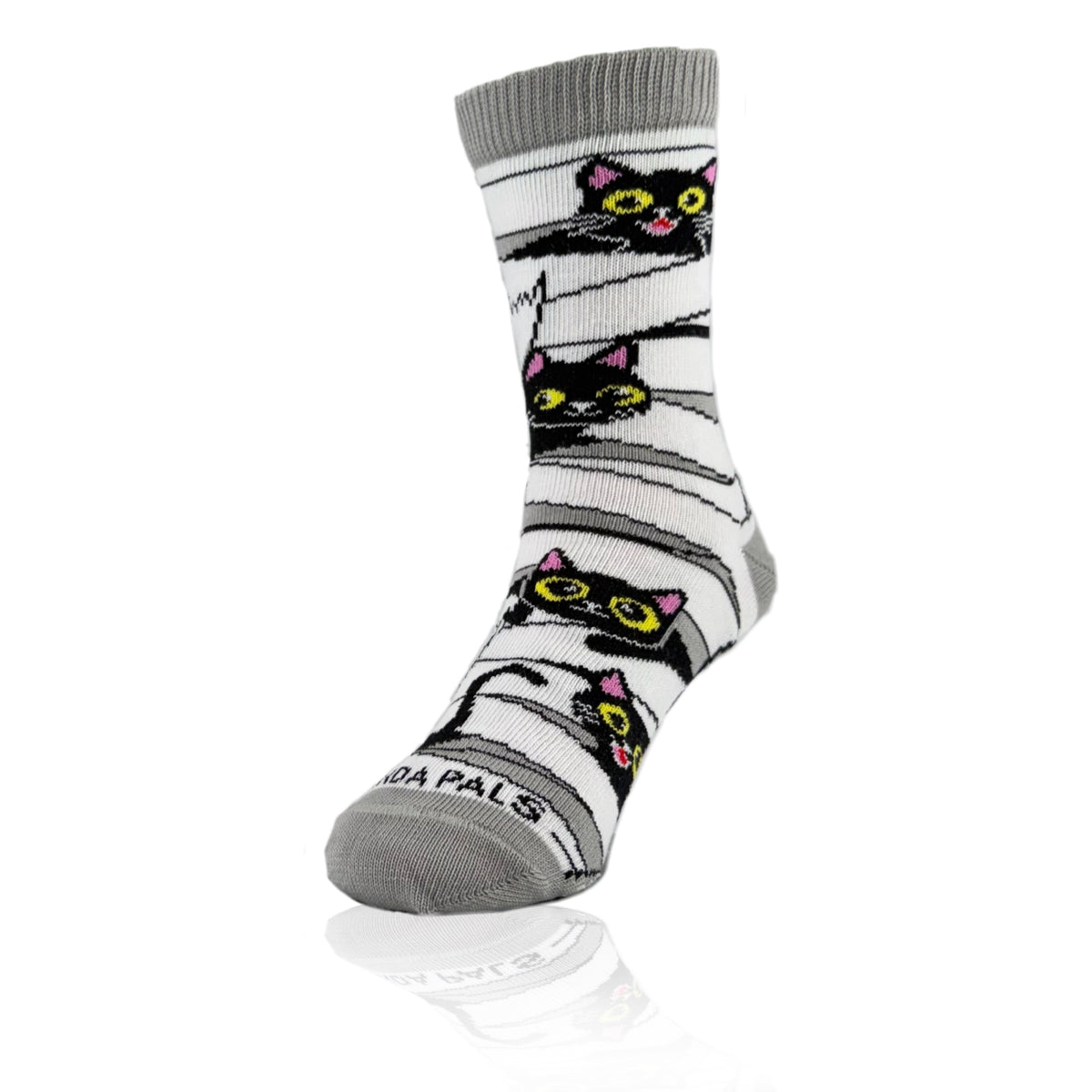 Mummy Black Cat Socks from the Sock Panda (Ages 3-7)