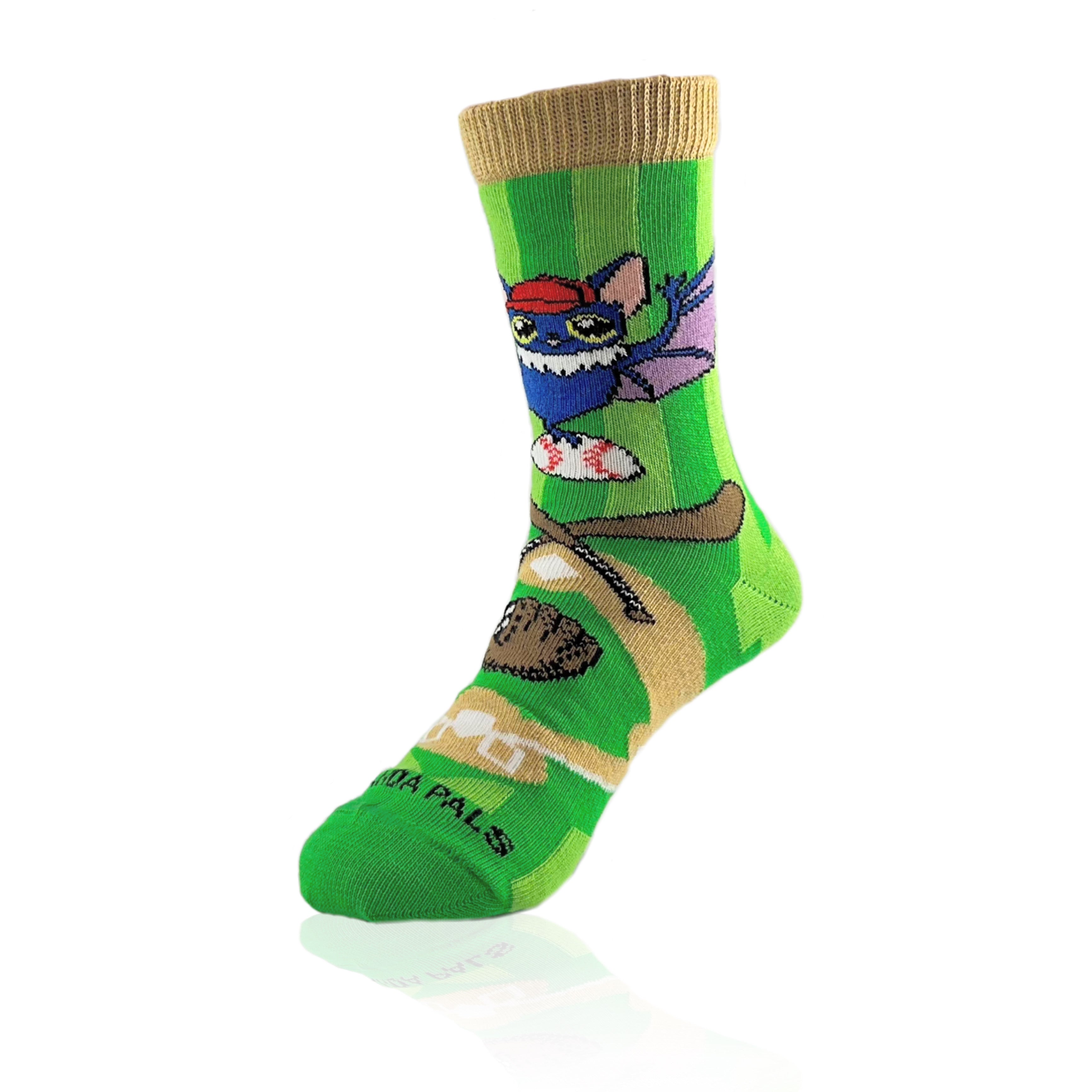 Halloween Baseball Bat Socks from the Sock Panda (Ages 3-7)