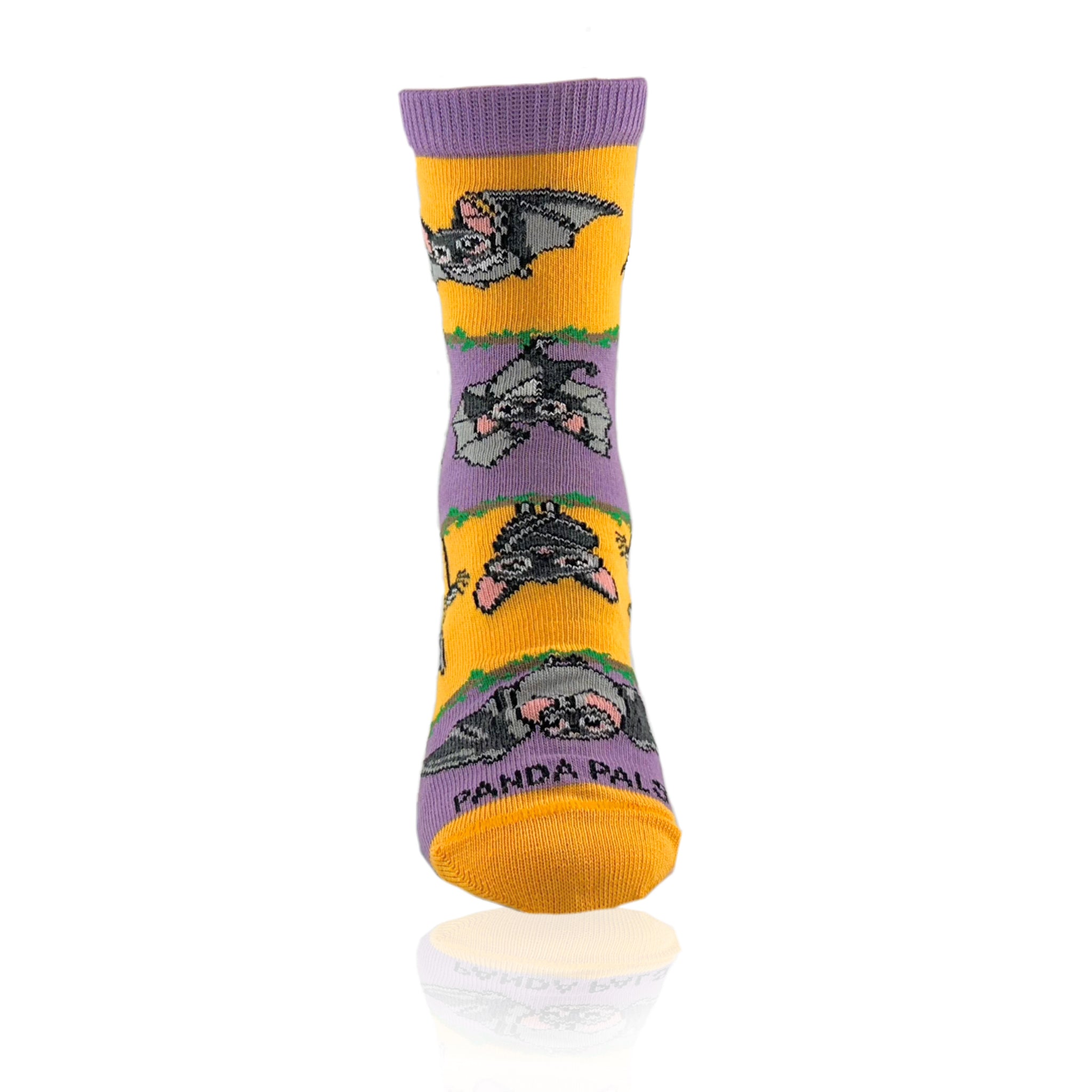 Bat Life Striped Socks from the Sock Panda (Ages 3-7)