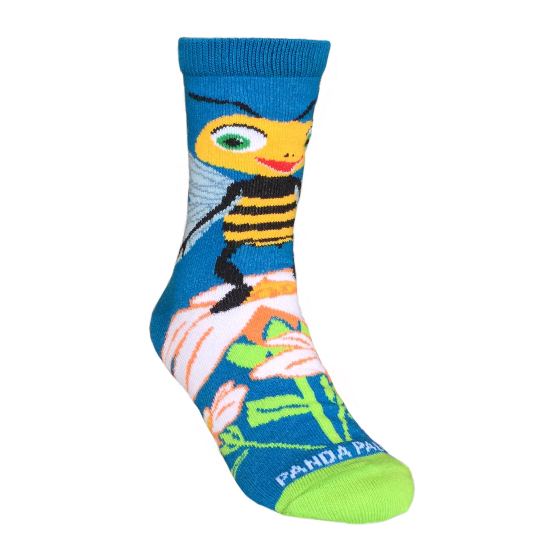 Bees Loving Flower Socks (Ages 3-7)