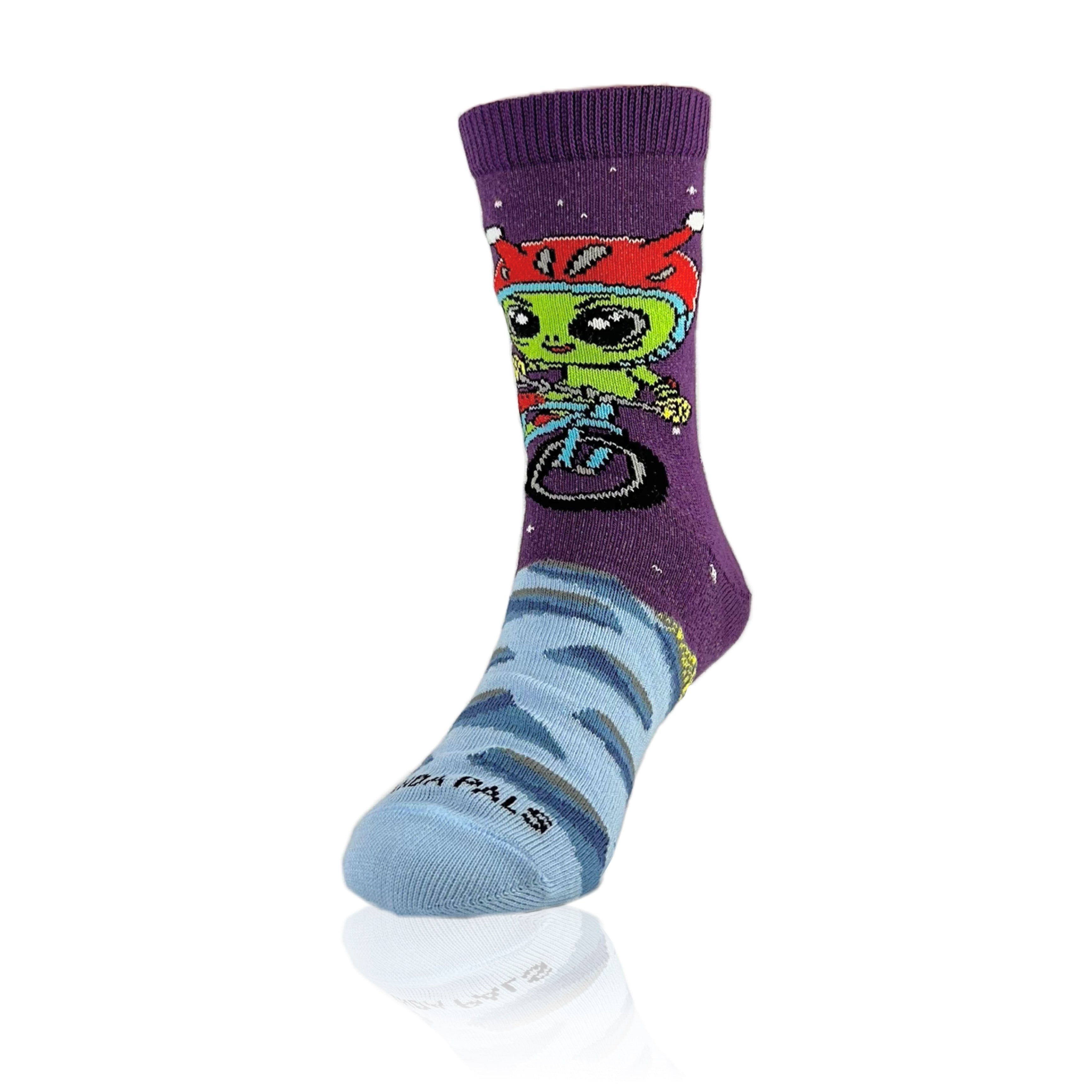 Alien Biker Socks from the Sock Panda (Ages 3-7)