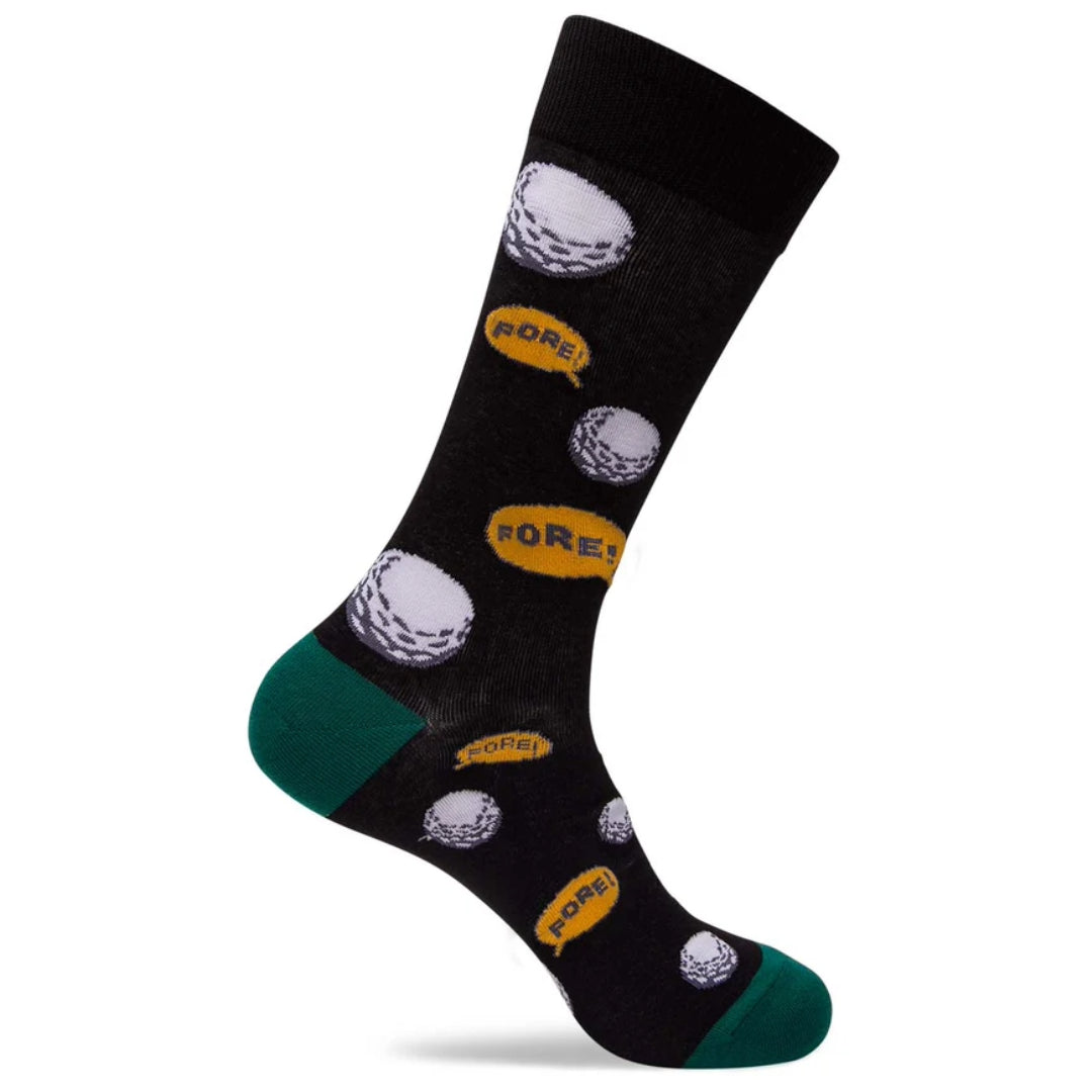 The Golf Nut Set of Socks (Two Pairs) for the Avid Golfer