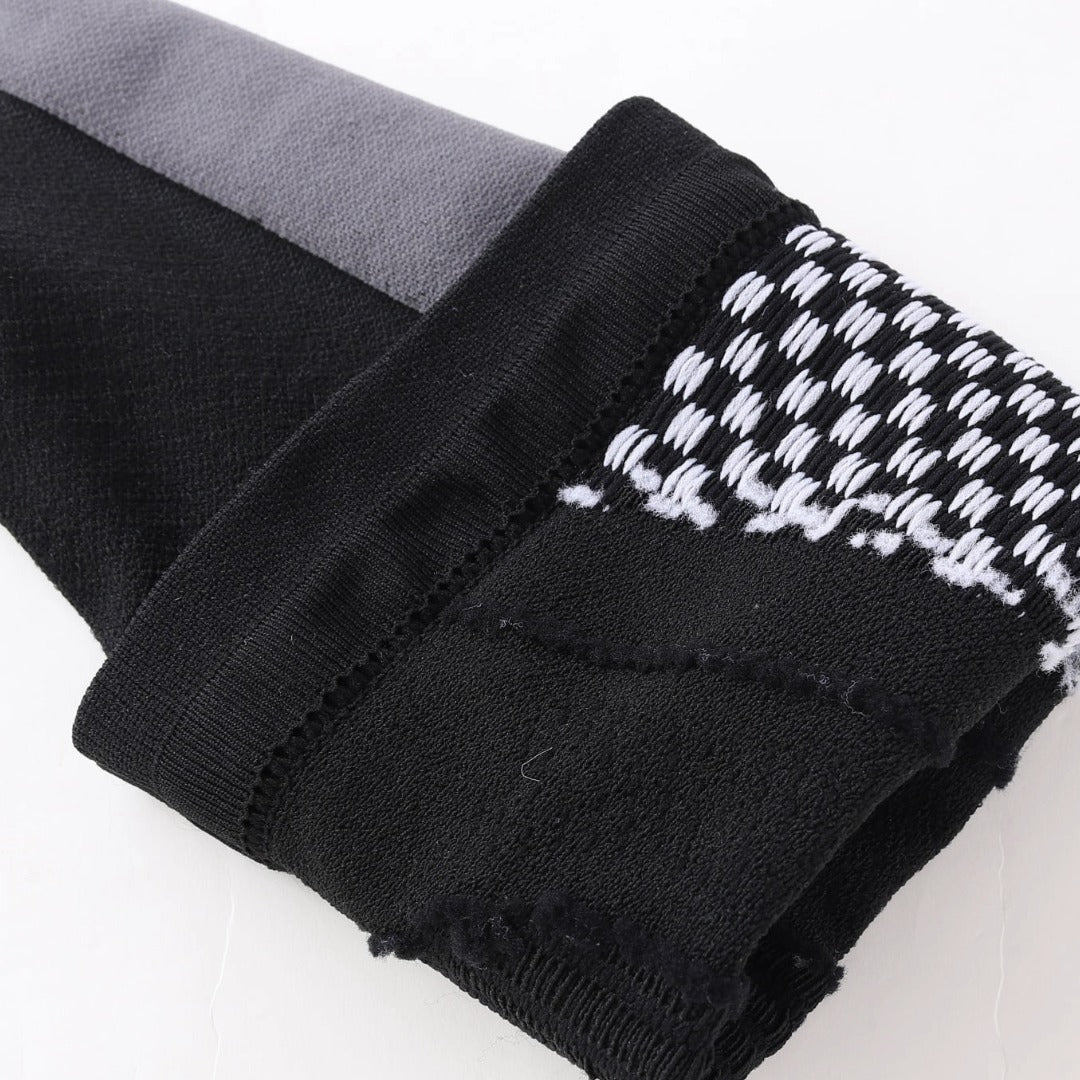 Black Sport Knee High - (Compression Socks)