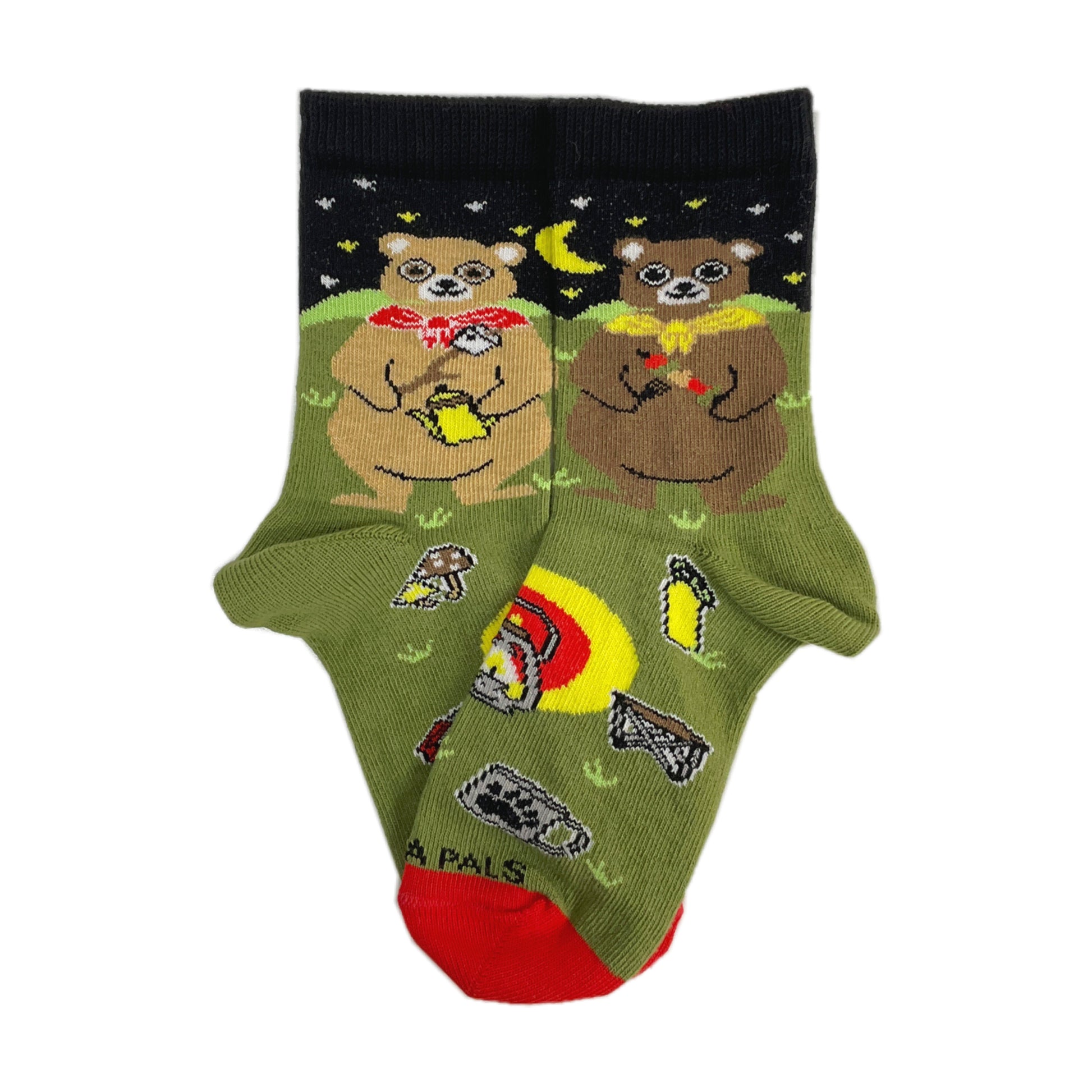 Camping Bears Socks from the Sock Panda (Age 3-7)