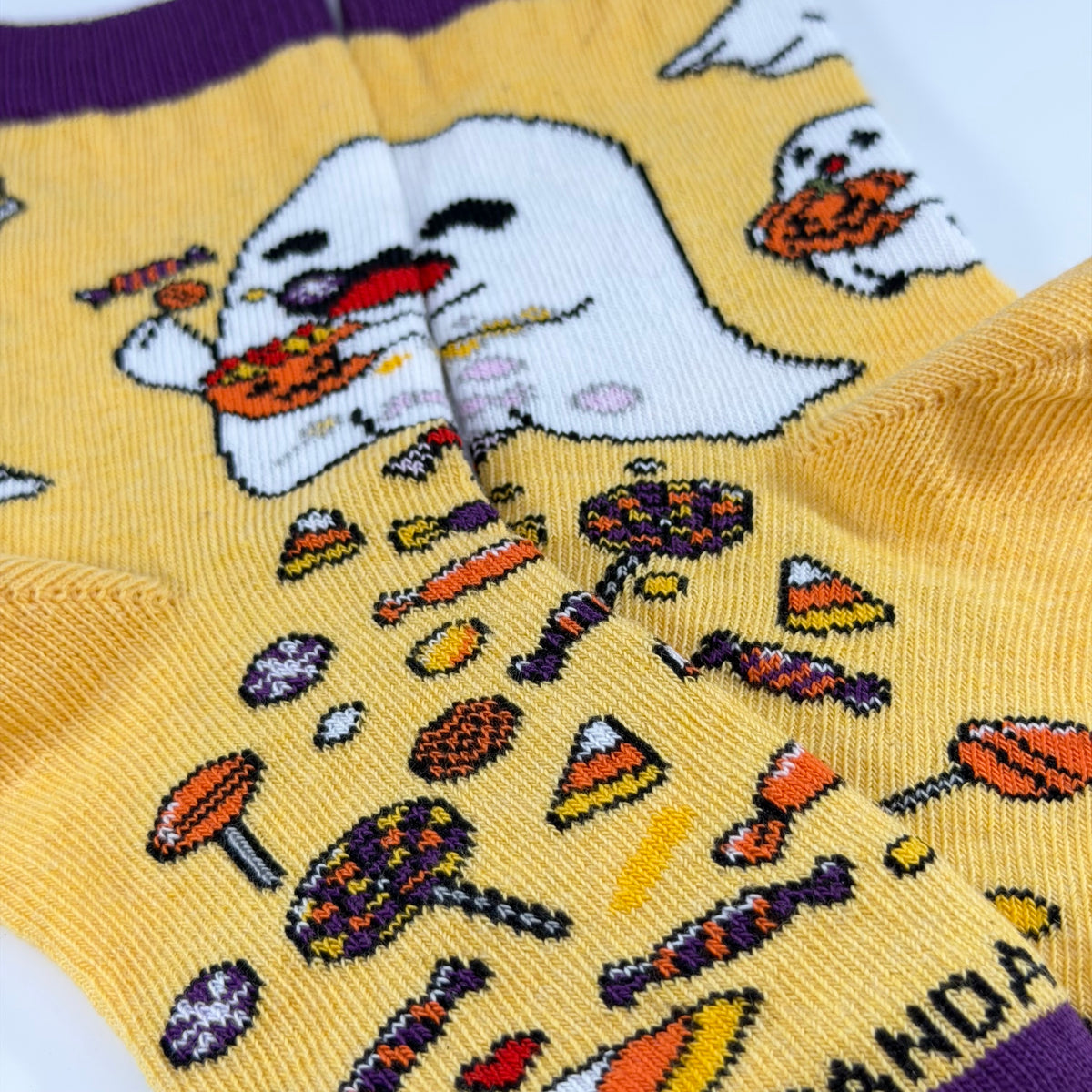 Ghost Candy Socks from the Sock Panda (Ages 3-7)