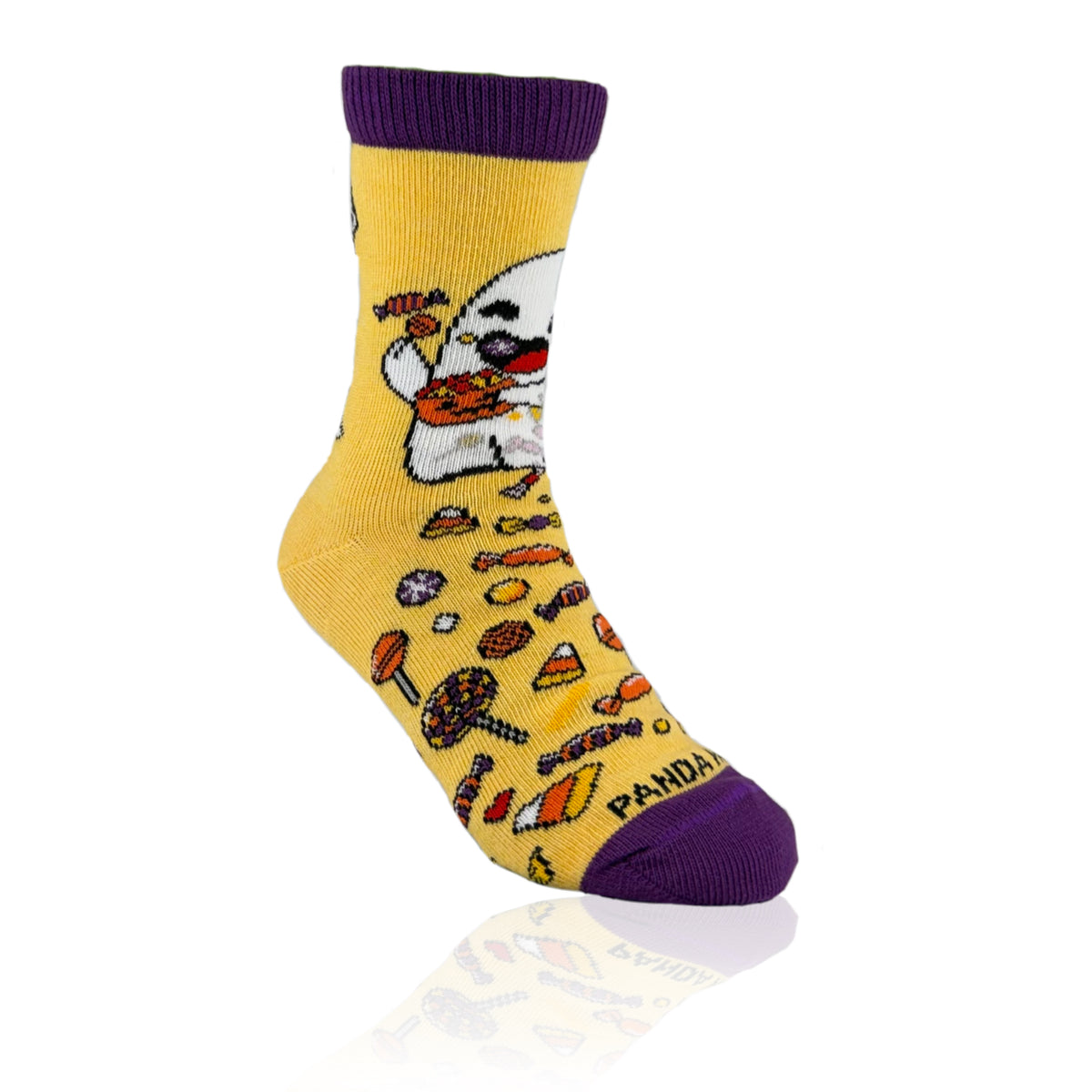 Ghost Candy Socks from the Sock Panda (Ages 3-7)