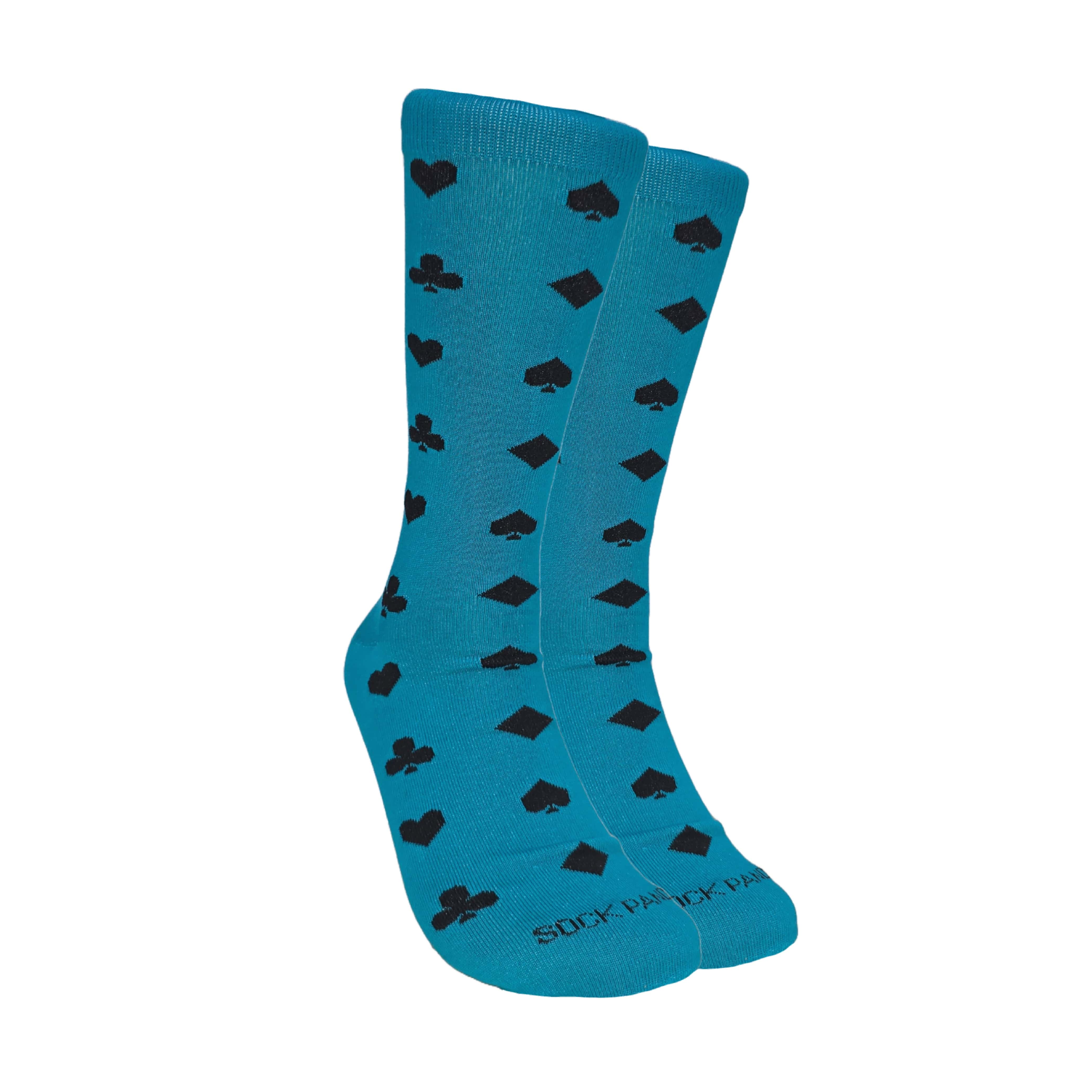 Playing Card Suit Socks from the Sock Panda (Adult Large)