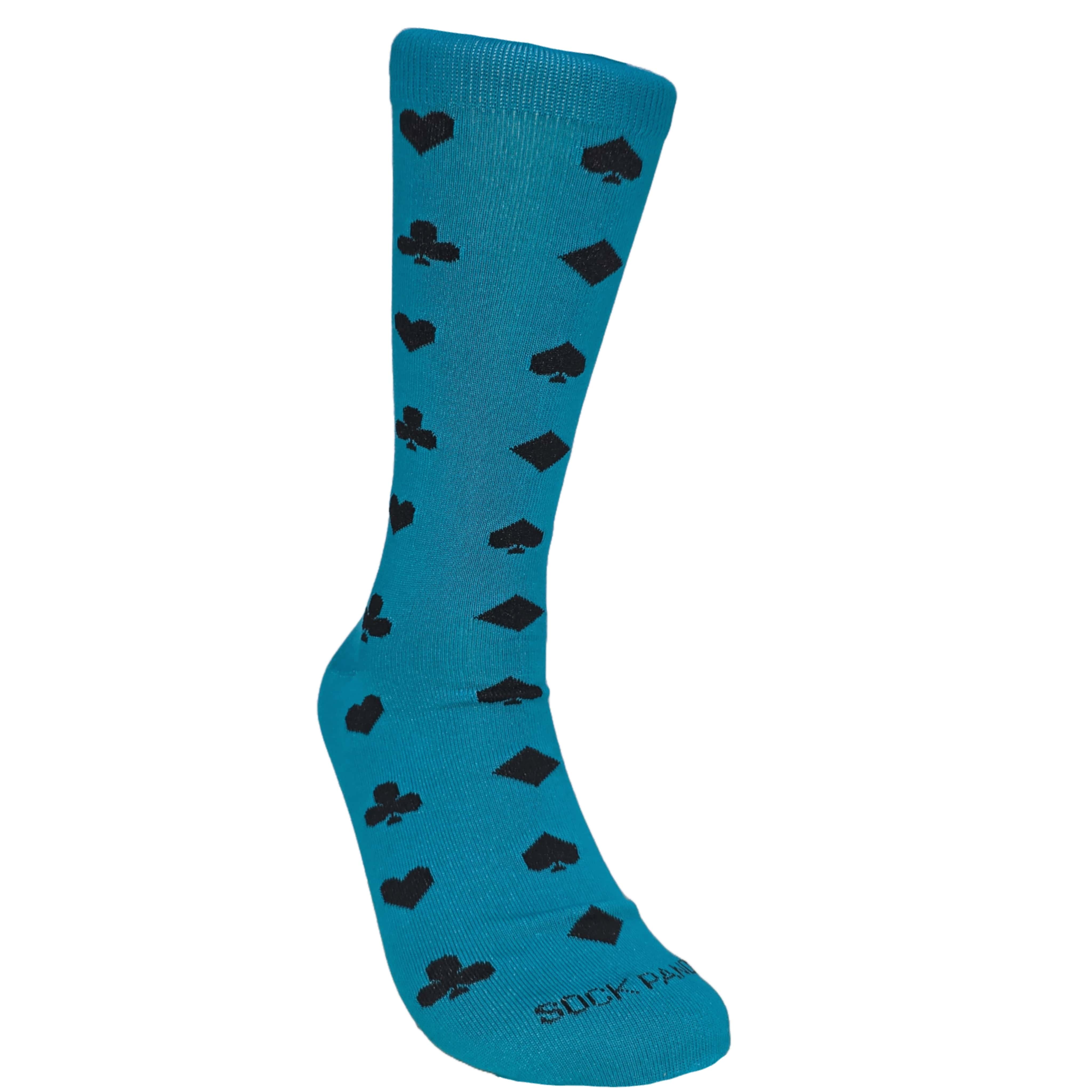 Playing Card Suit Socks from the Sock Panda (Adult Large)