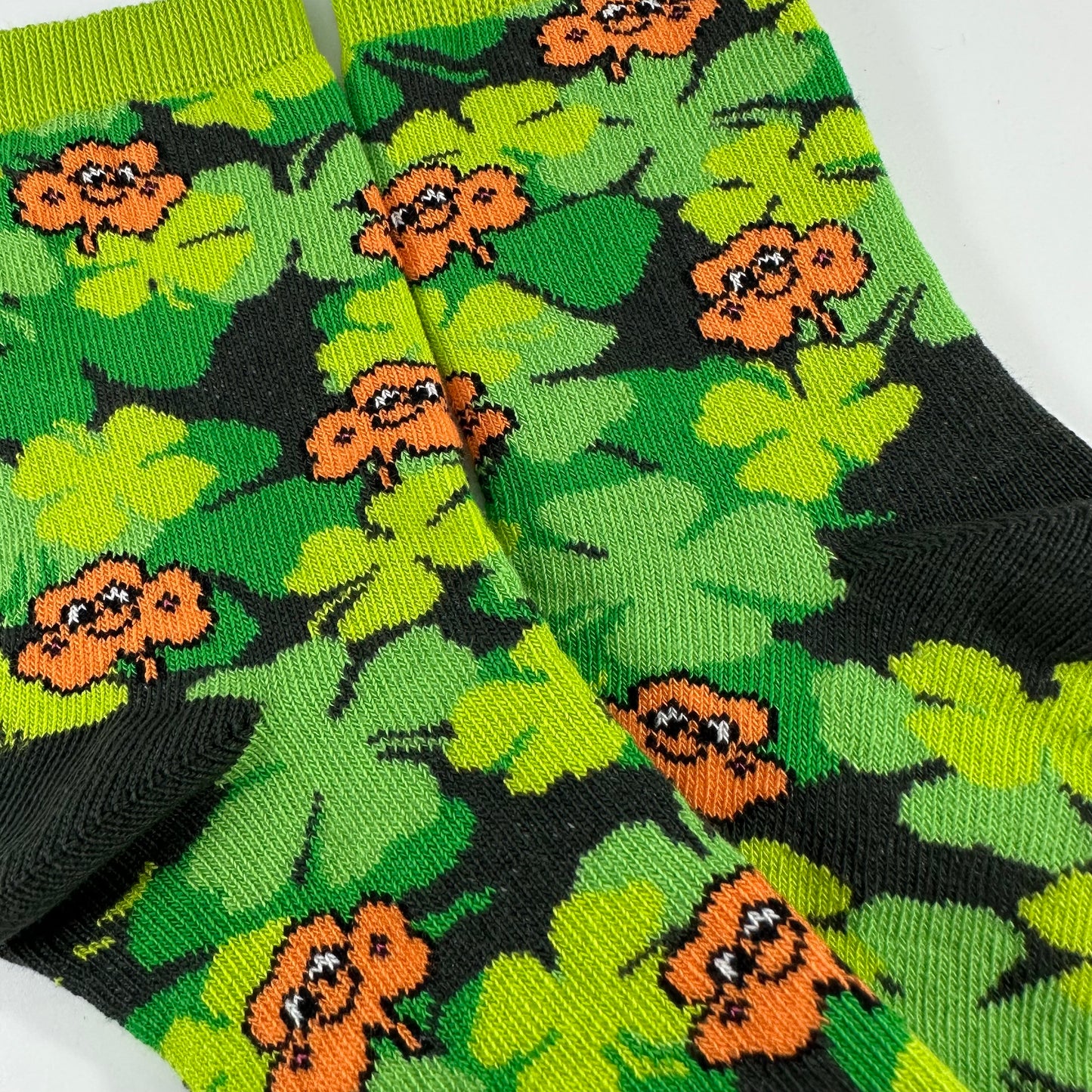 Shamrock Socks from the Sock Panda (Ages 3-7)