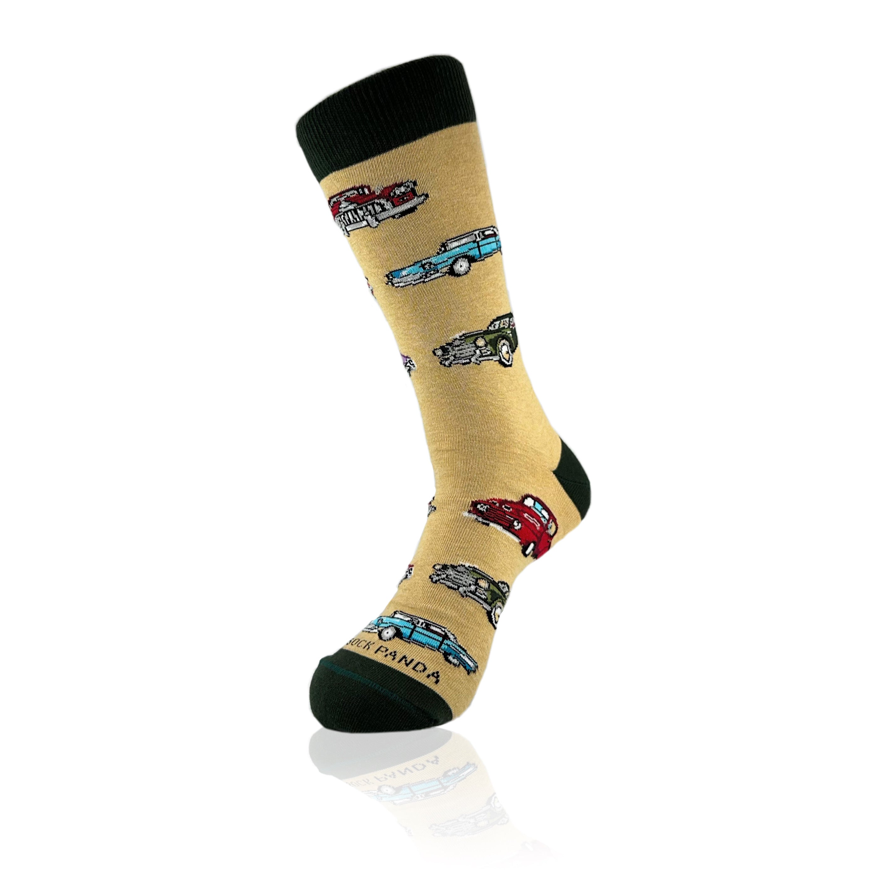 Classic Cars Socks from the Sock Panda (Adult Large - Men's Shoe Sizes 8-12)