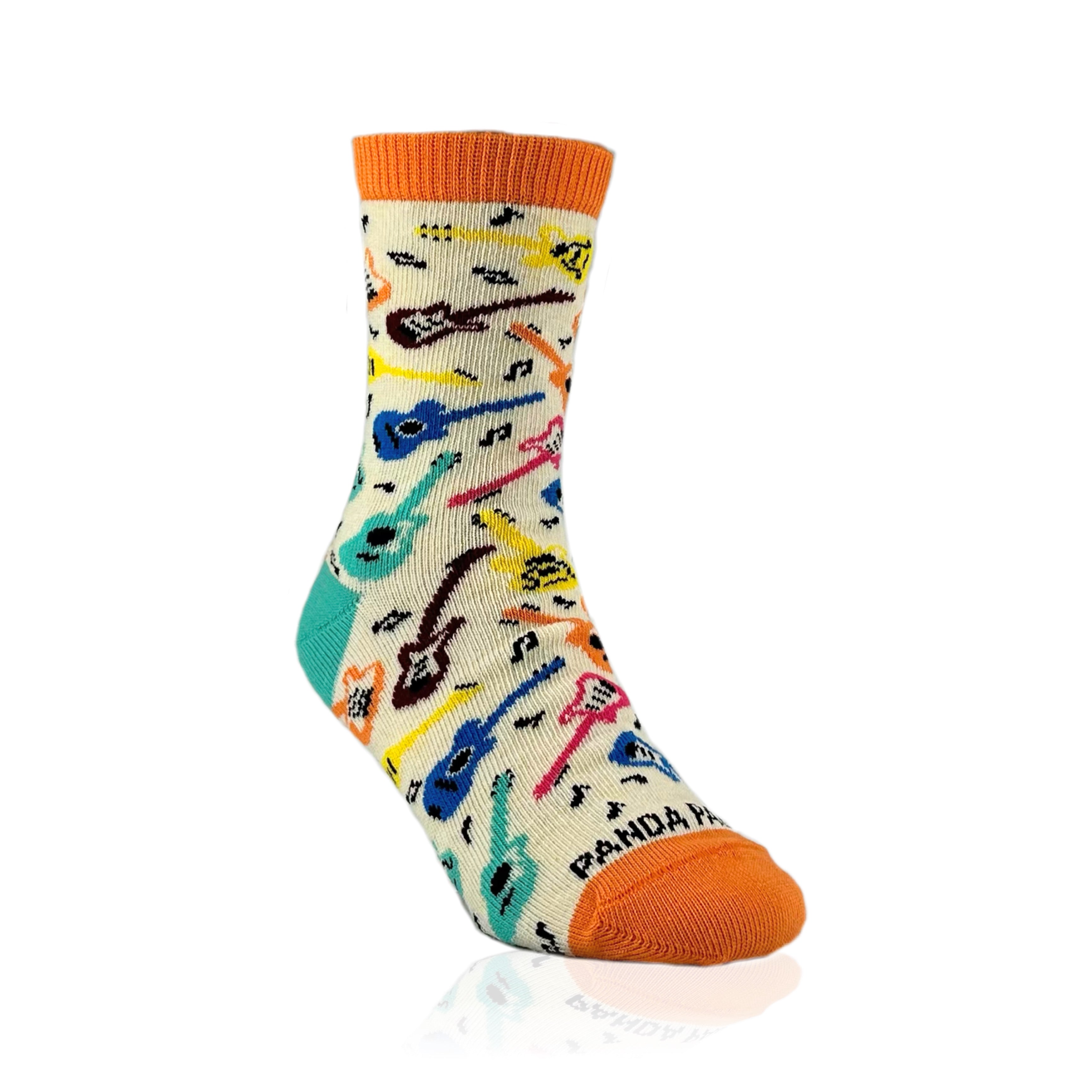 Guitar Pattern Socks from the Sock Panda (Ages 3-7)