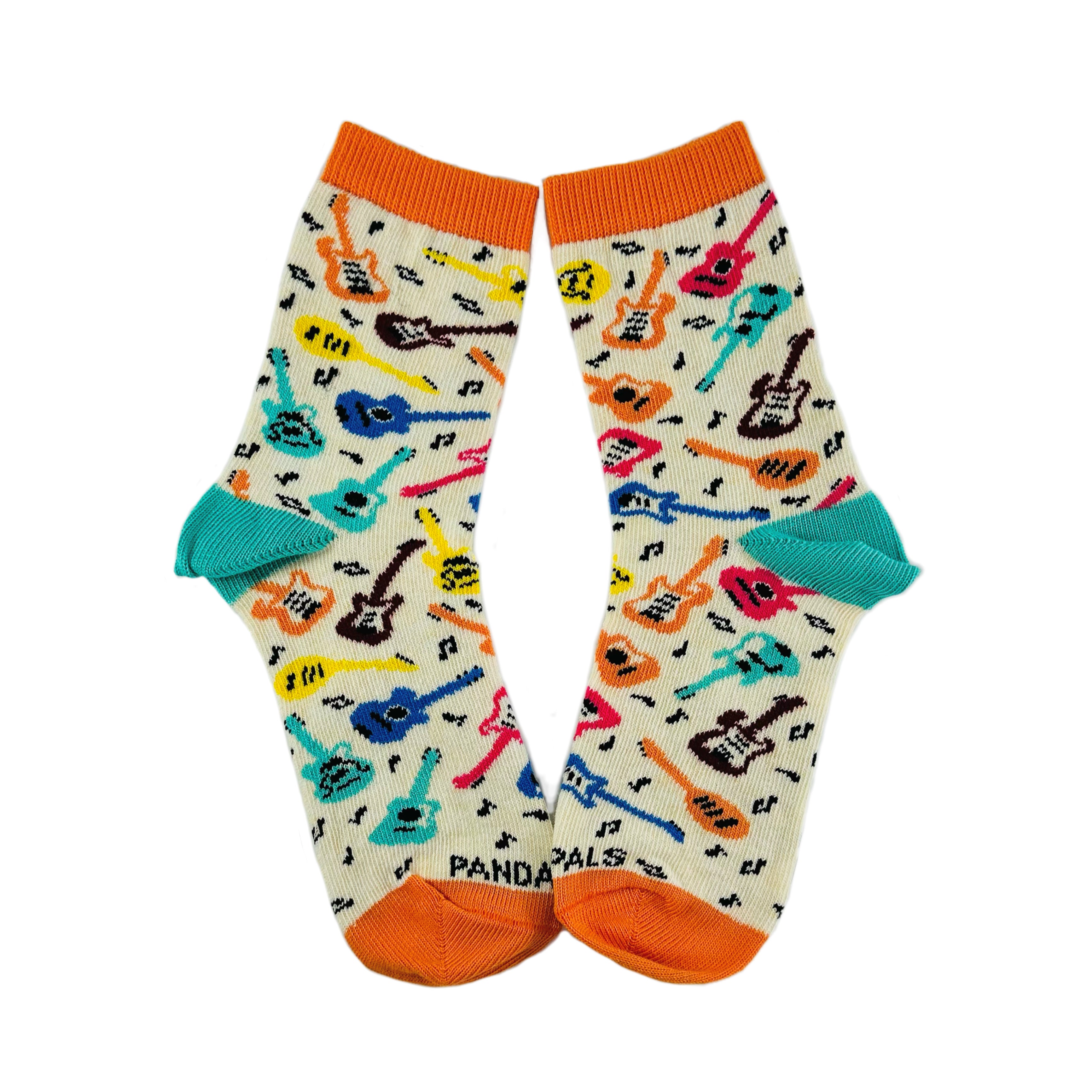Guitar Pattern Socks from the Sock Panda (Ages 3-7)