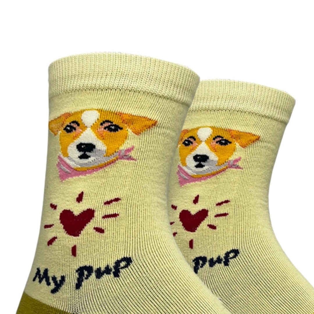 Corgi Dog Socks (Adult Medium - Women's Shoe Sizes 5-10)