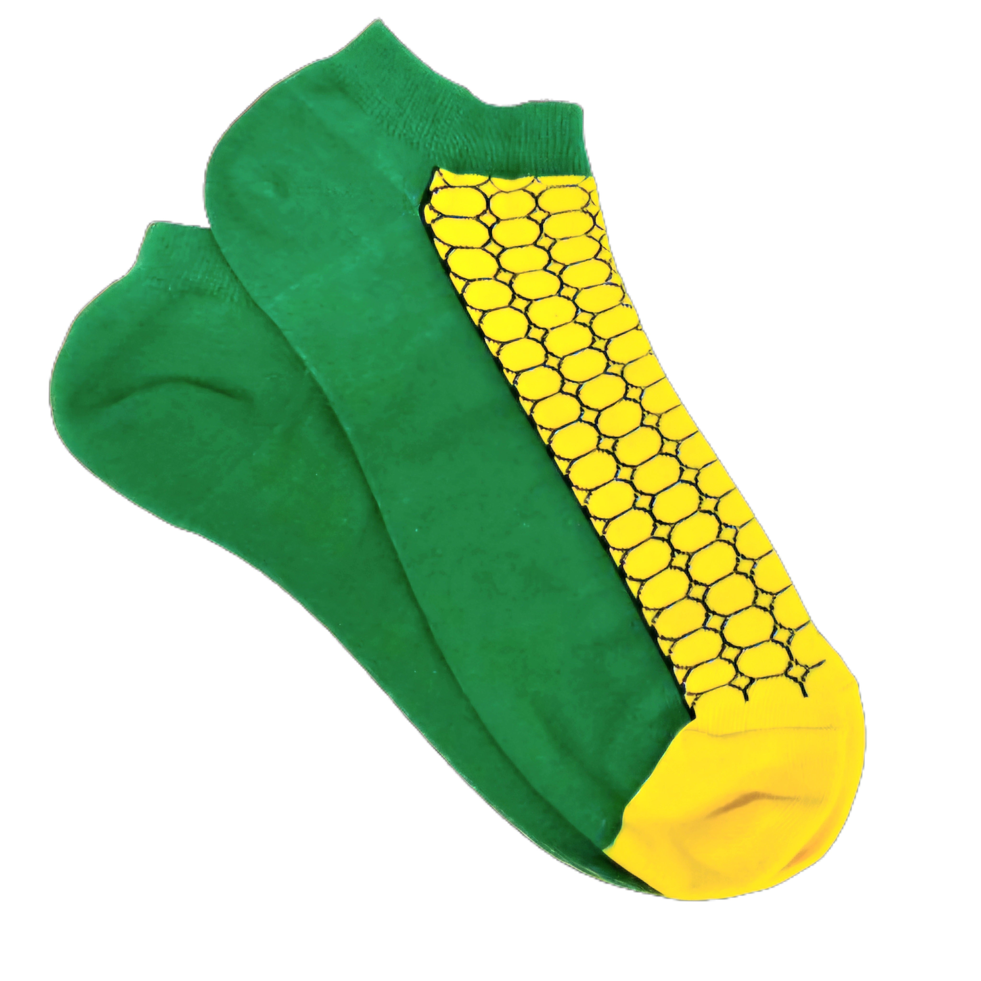 Corn of the Cob Ankle Socks from the Sock Panda