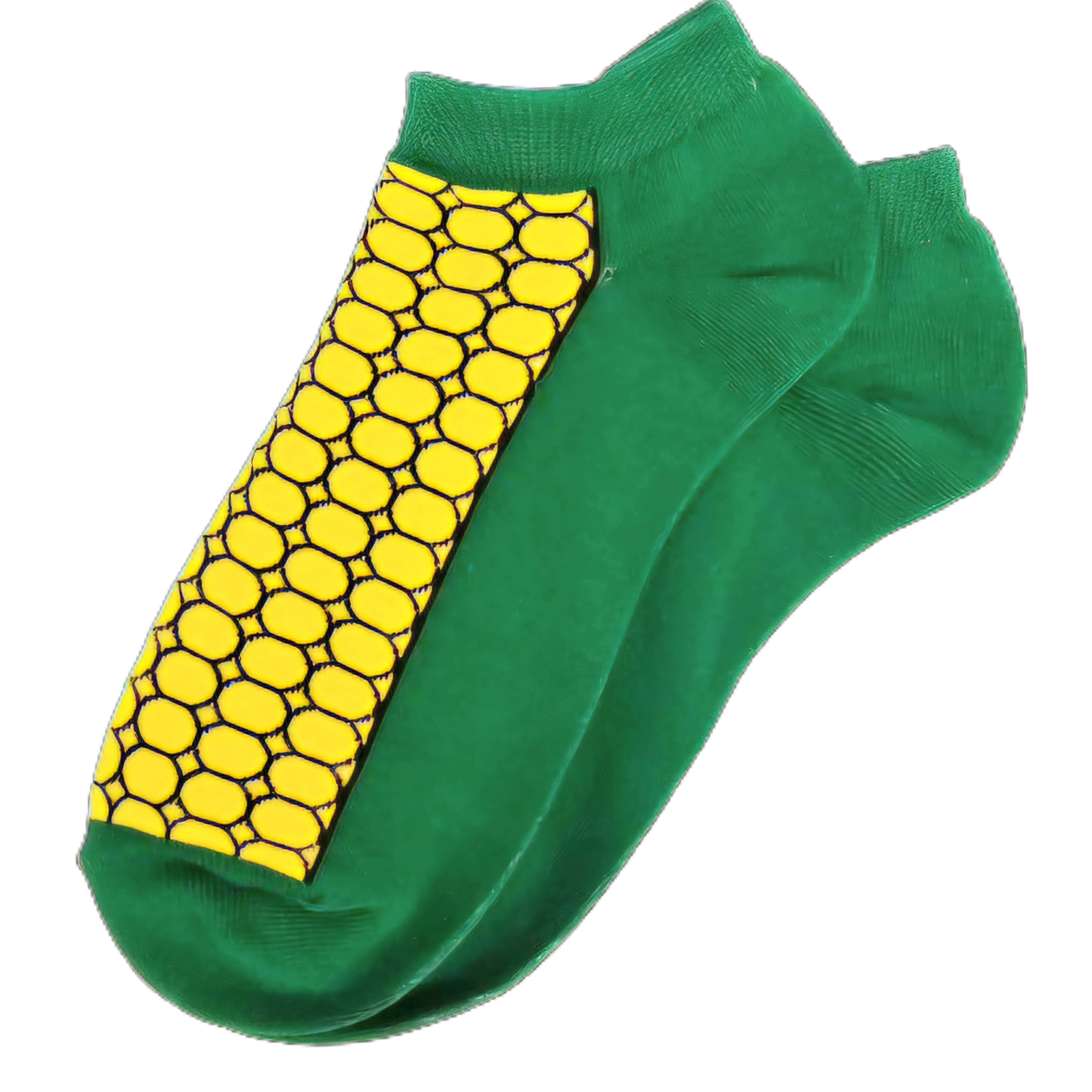 Corn of the Cob Ankle Socks from the Sock Panda