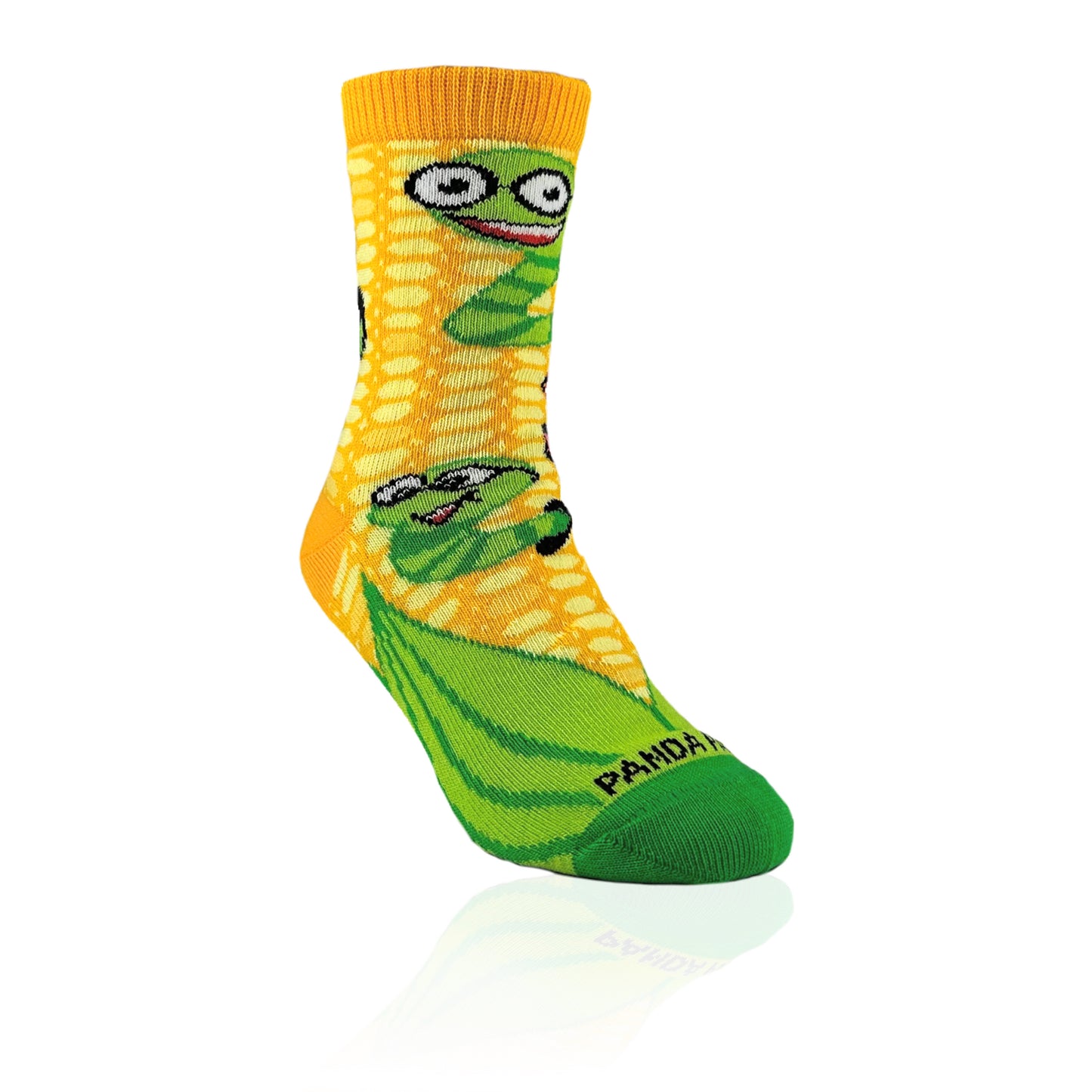Corn Worm Socks from the Sock Panda (Ages 3-7)