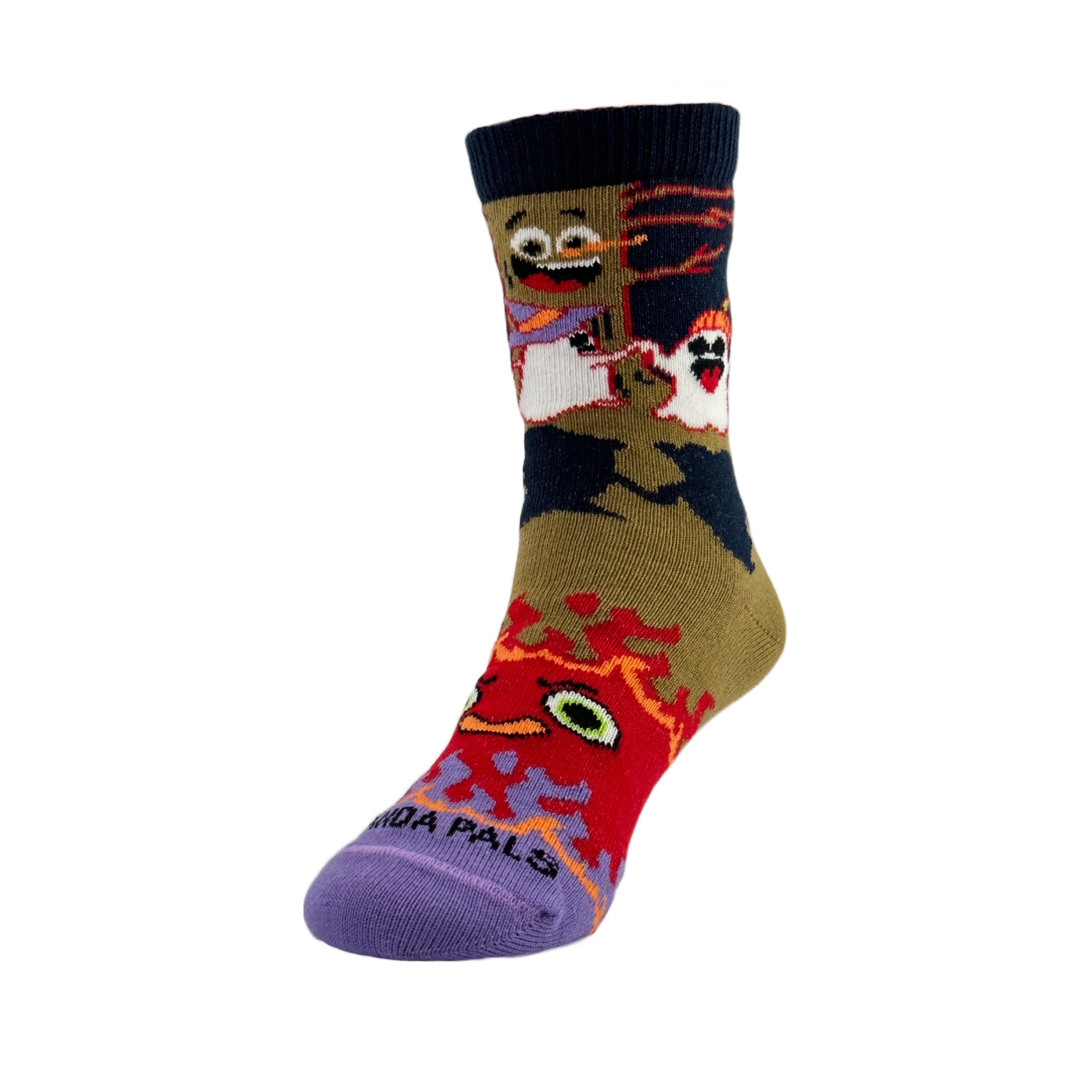 Spooky Ghost Party Socks the Sock Panda (Ages 3-7)