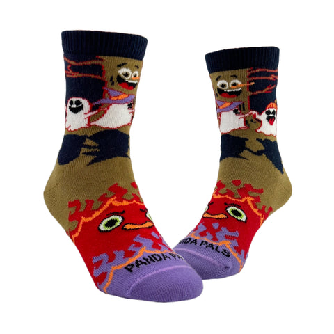 Spooky Ghost Party Socks the Sock Panda (Ages 3-7)