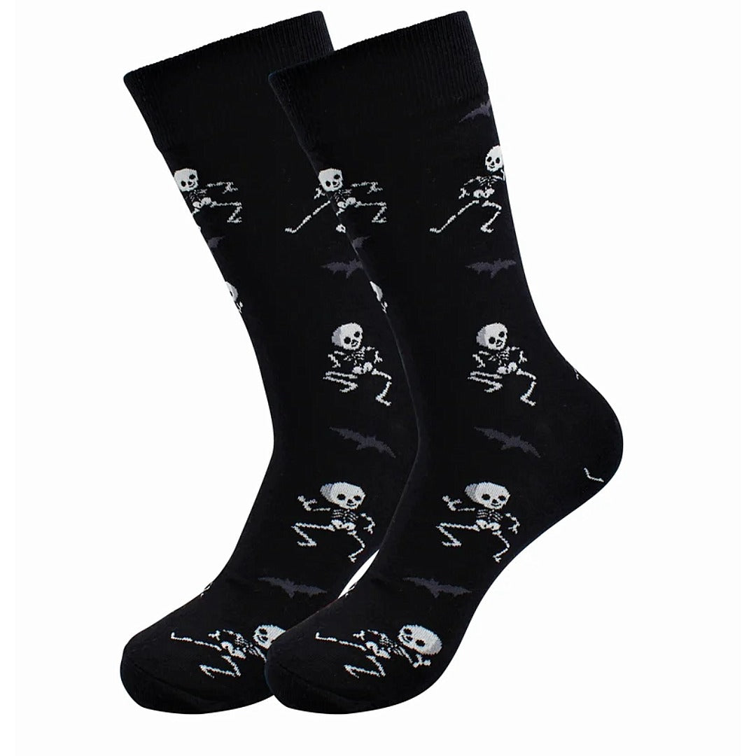 Dancing Skeleton Socks from the Sock Panda (Adult Large - Men's Shoe Sizes 8-12)