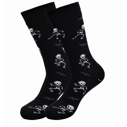Dancing Skeleton Socks from the Sock Panda (Adult Large - Men's Shoe Sizes 8-12)