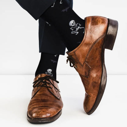 Dancing Skeleton Socks from the Sock Panda (Adult Large - Men's Shoe Sizes 8-12)