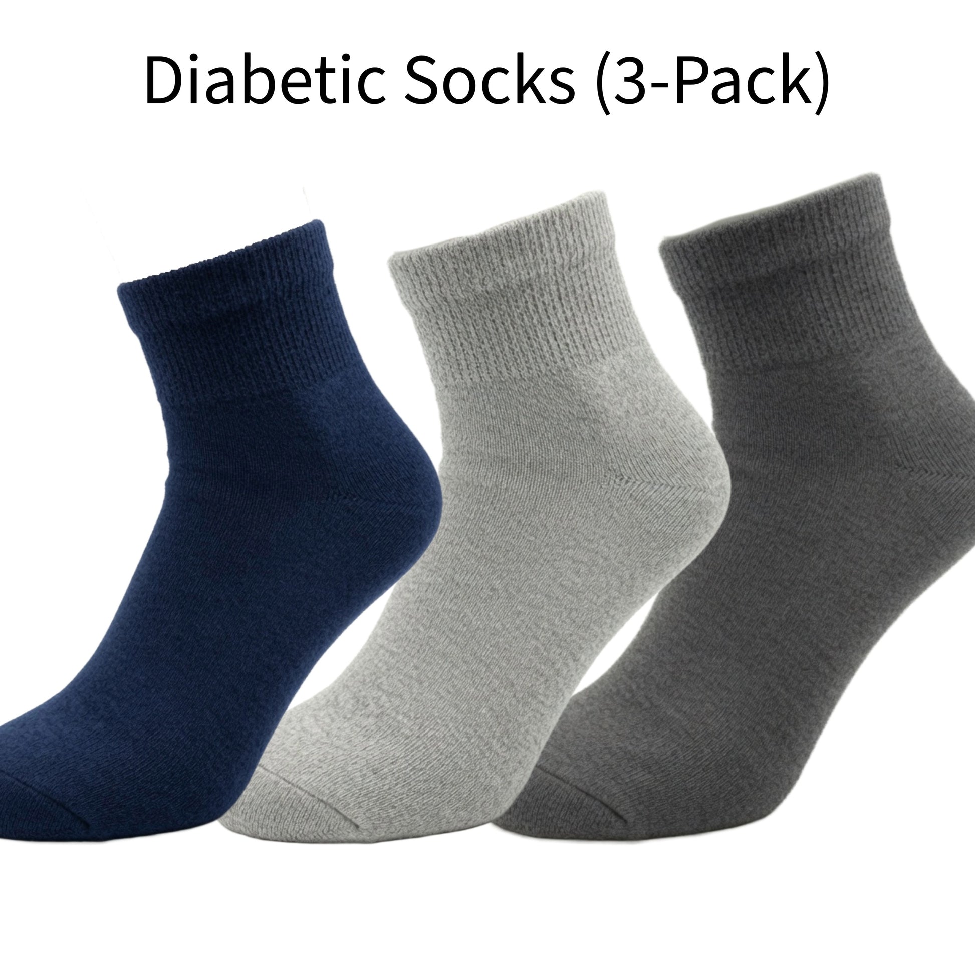 Diabetic Quarter Length Socks from the Sock Panda (3-Pack)