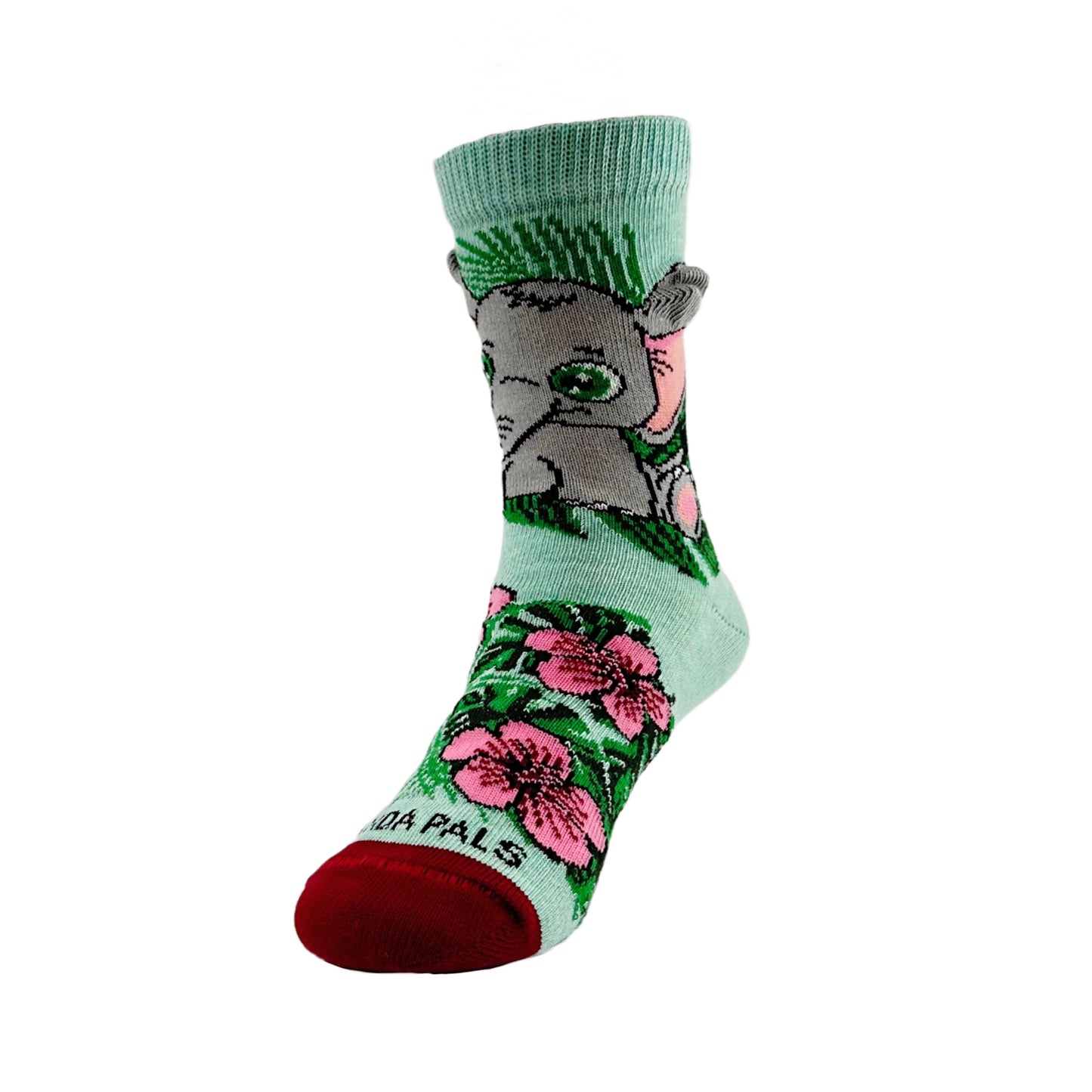 Elephant Sitting in Flowers Socks from the Sock Panda (Ages 3-7)